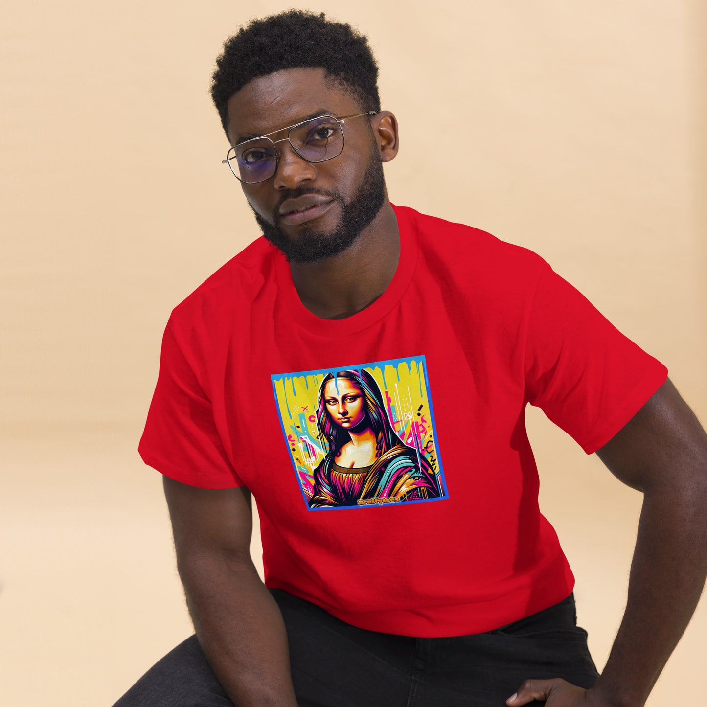 graffiti Mona Lisette Men's classic tee