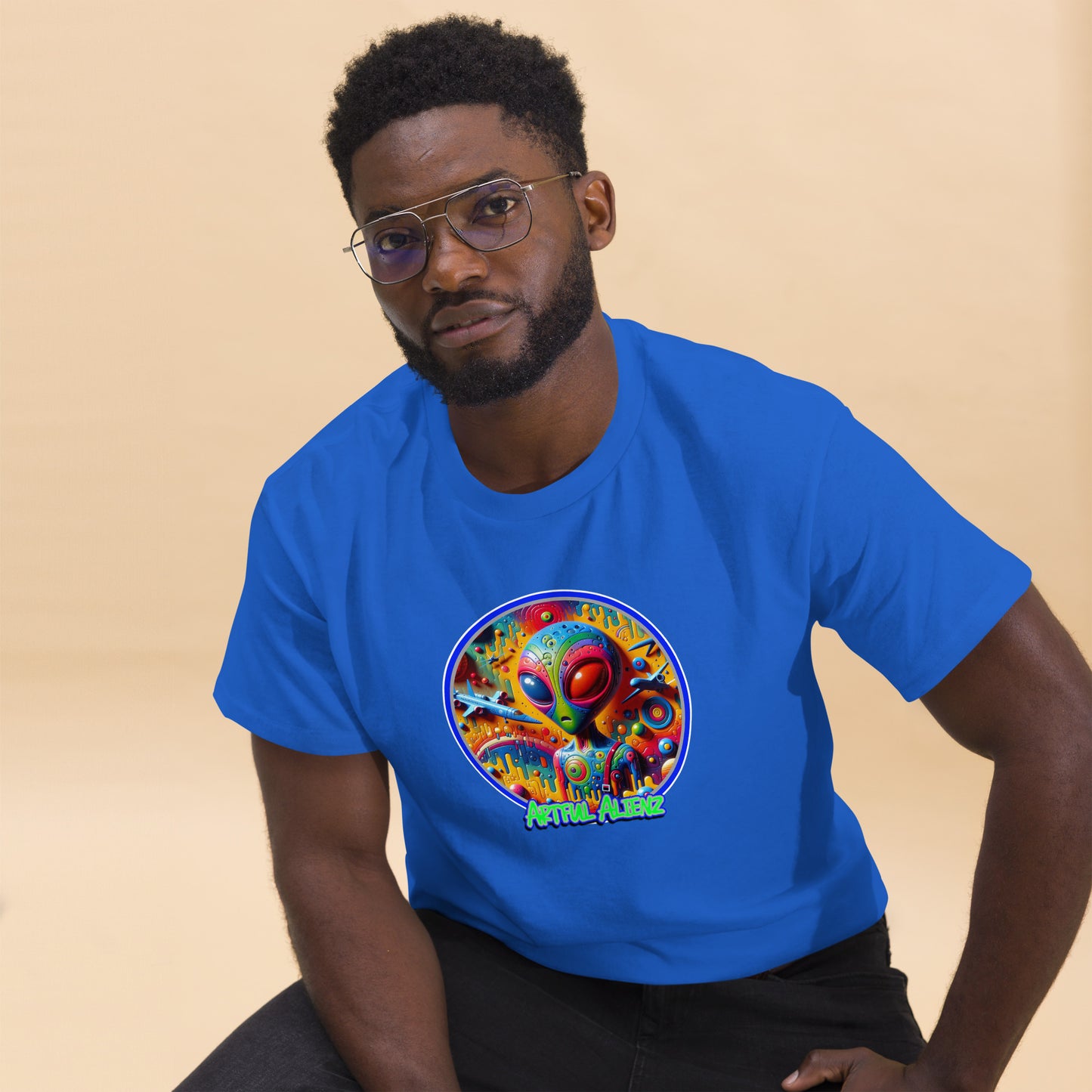 Graffiti Artful Alienz Men's classic tee