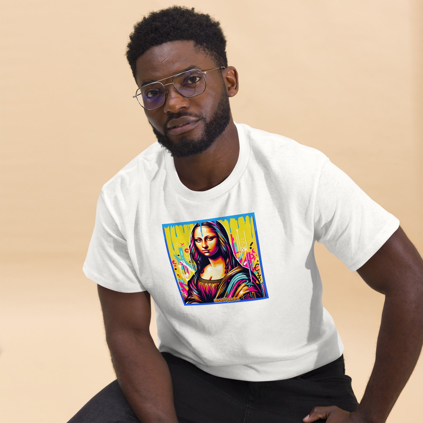 graffiti Mona Lisette Men's classic tee