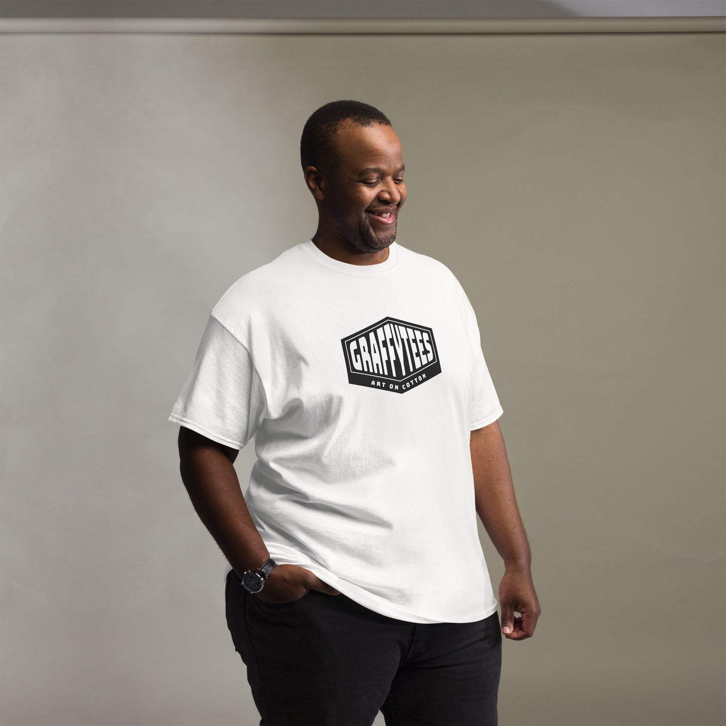 GraffyTees Diamond Box Logo Men's classic tee