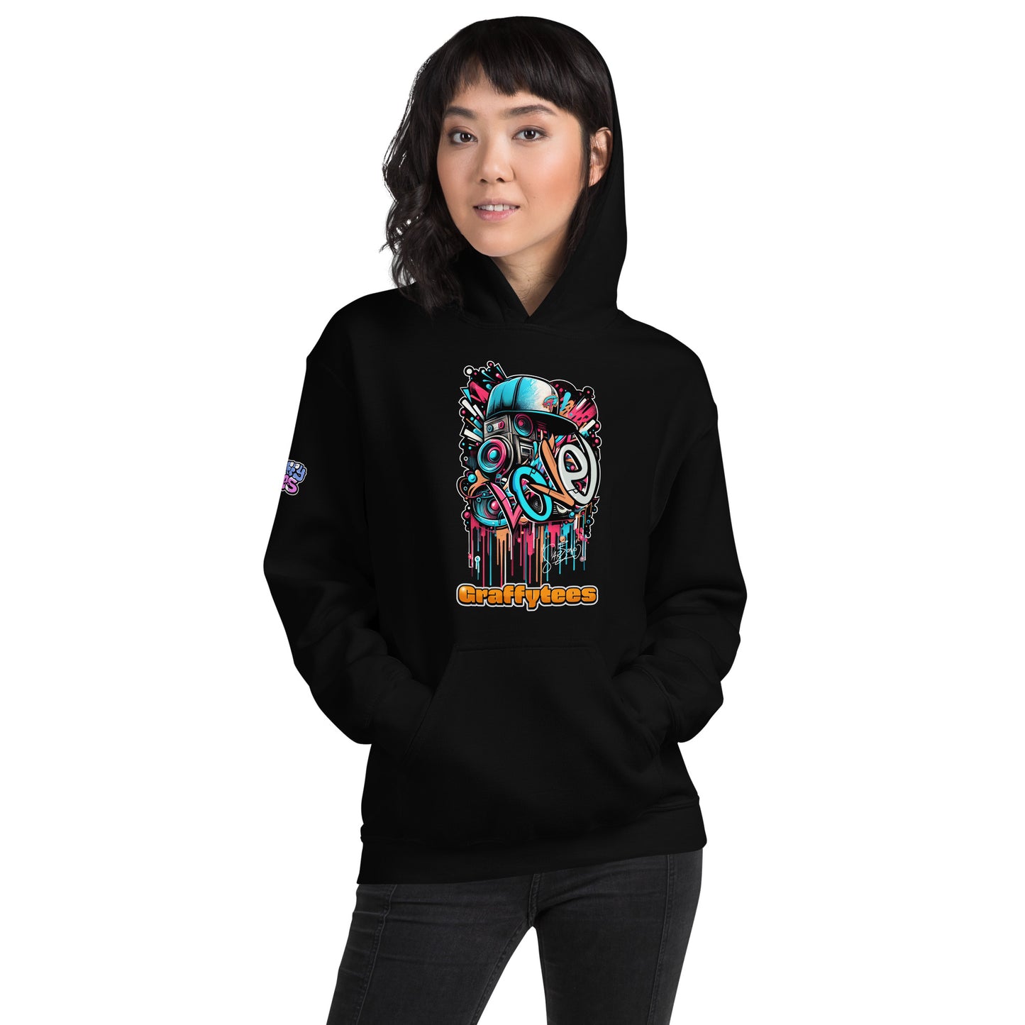 Graffiti Love Unisex Hoodie