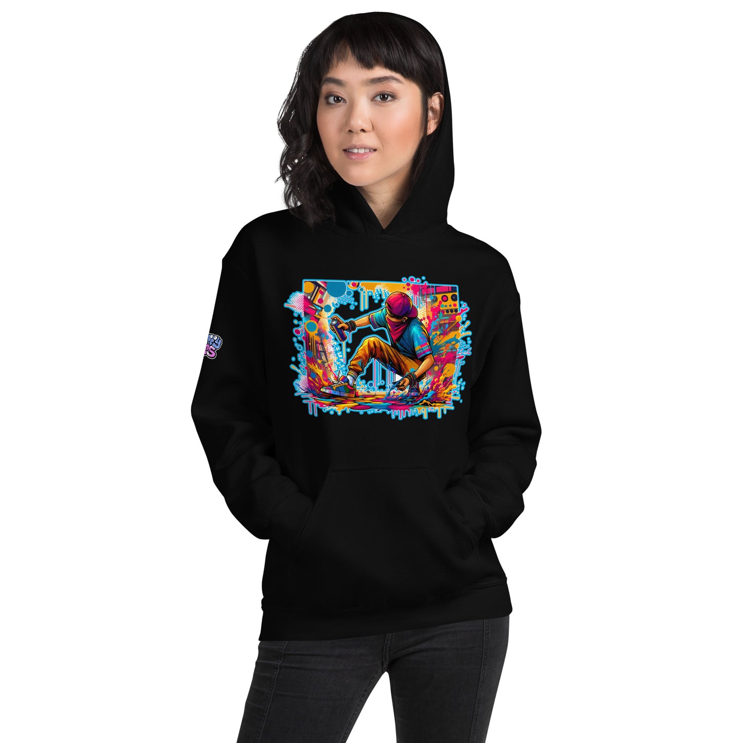 GraffiTees Vandal Artist full Color Unisex Hoodie
