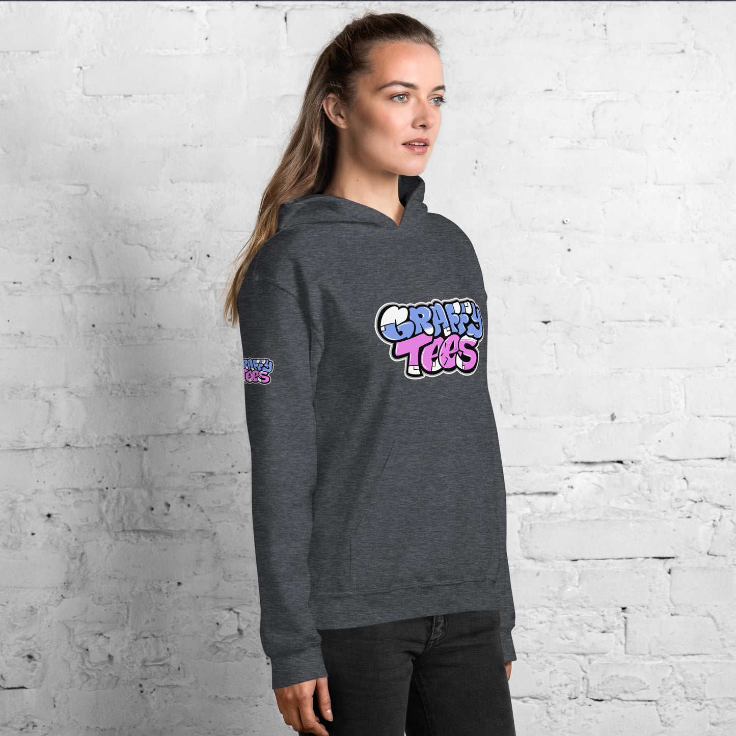 Graffytees bubble letter Unisex Hoodie