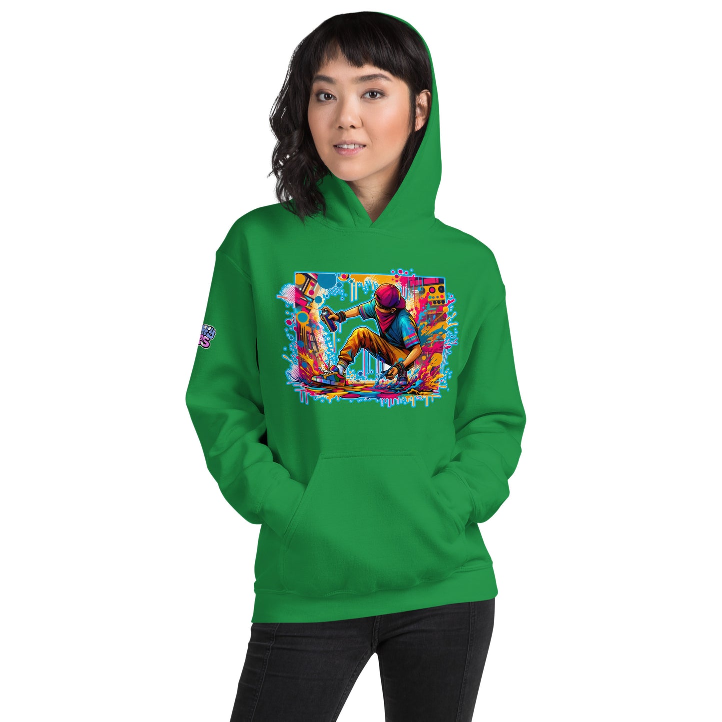 GraffiTees Vandal Artist full Color Unisex Hoodie