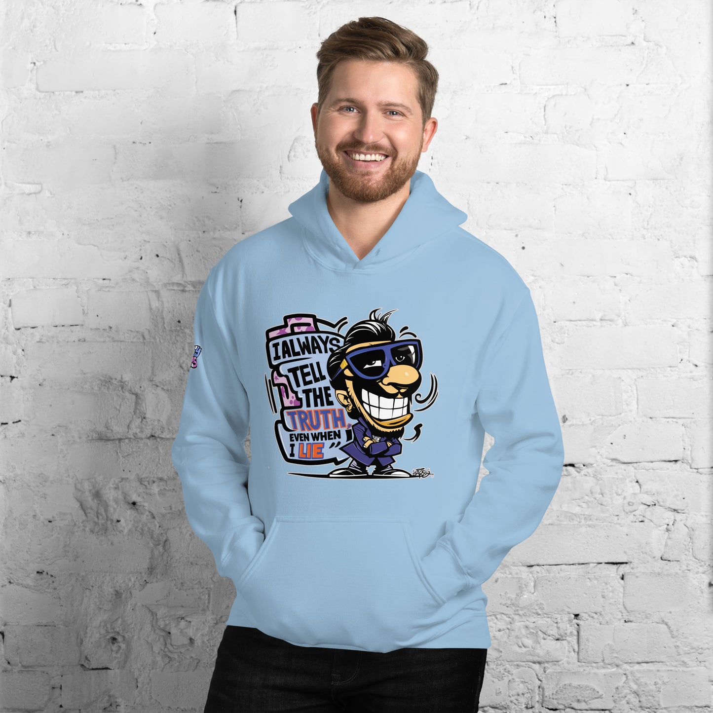 Graffytees truth and lies Unisex Hoodie