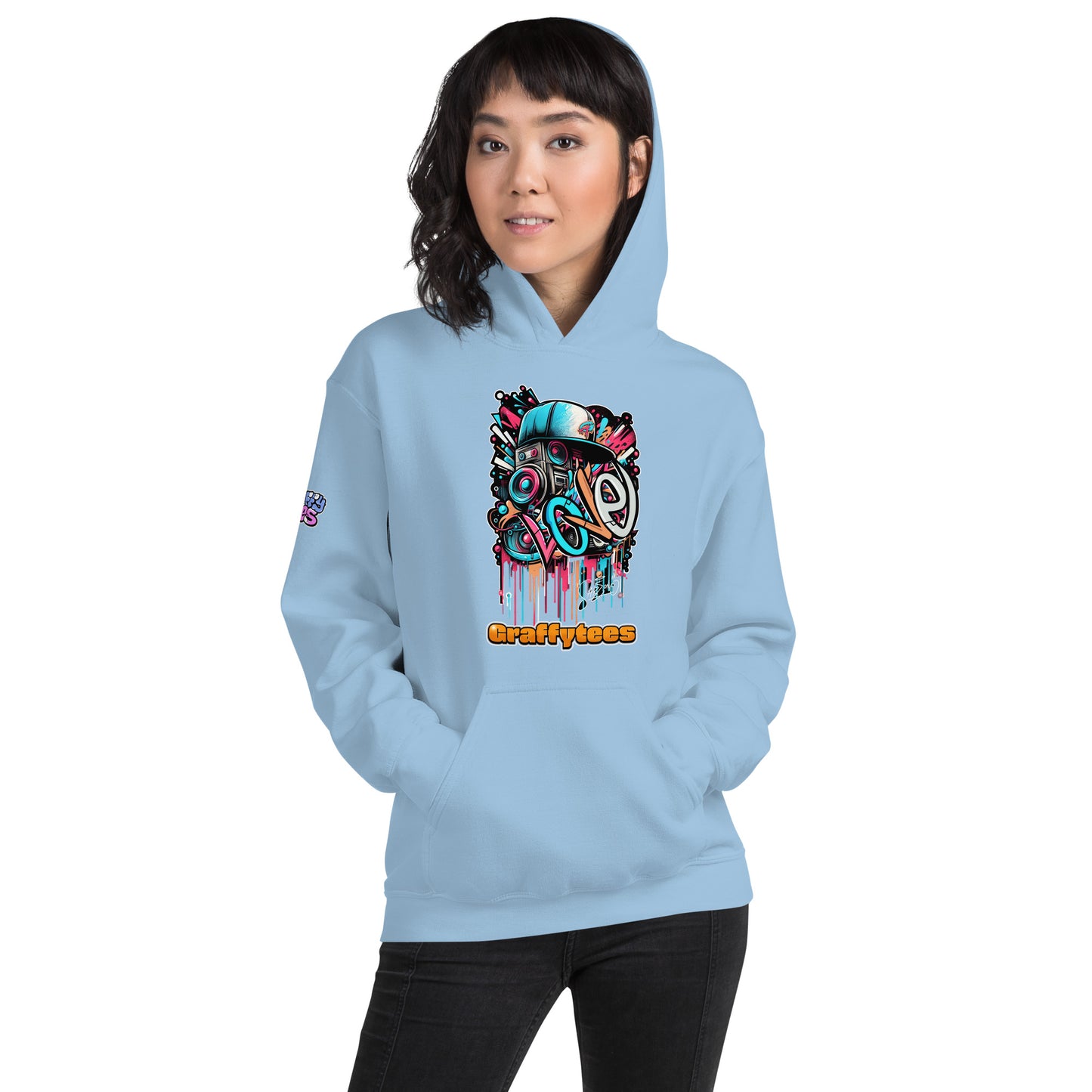 Graffiti Love Unisex Hoodie