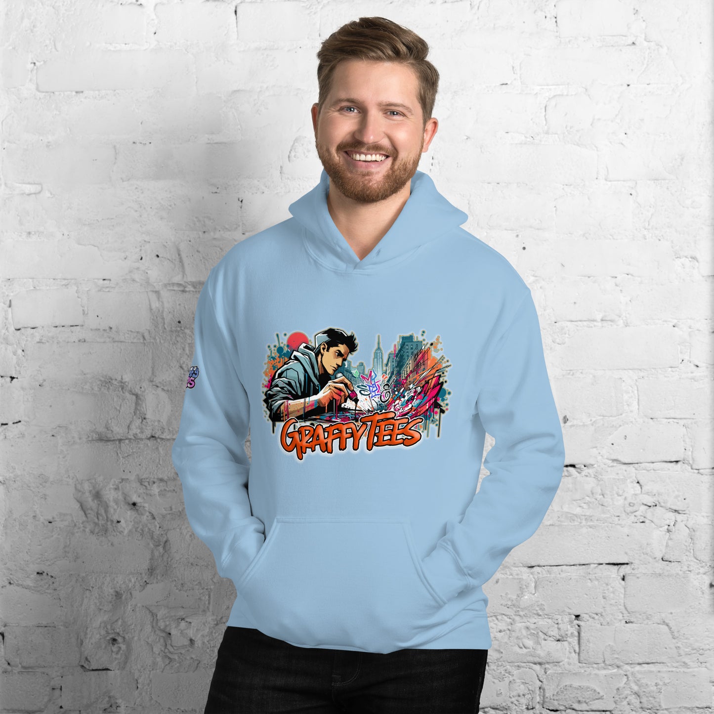 Graffytees Writer vandal with Pilot MarkerUnisex Hoodie