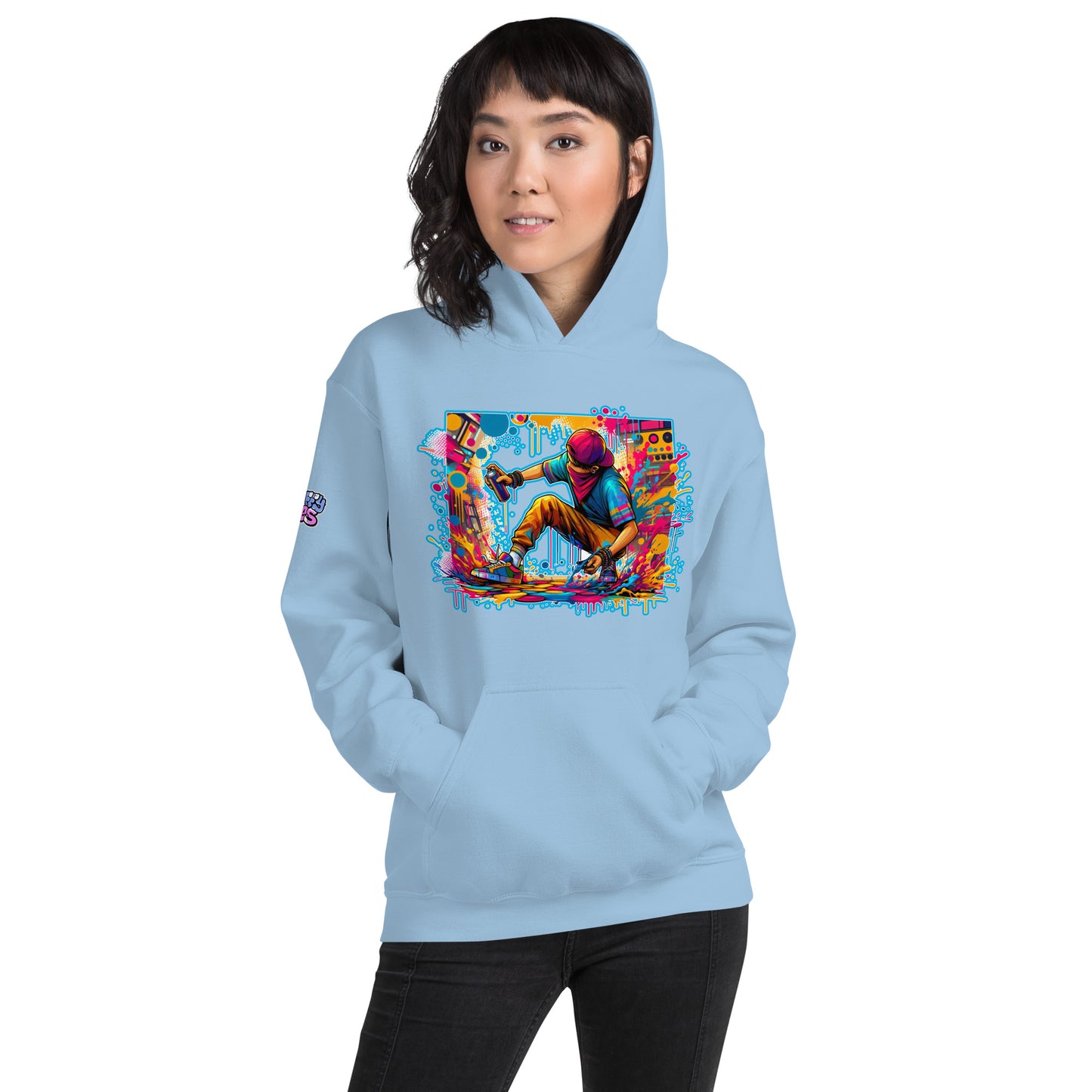 GraffiTees Vandal Artist full Color Unisex Hoodie