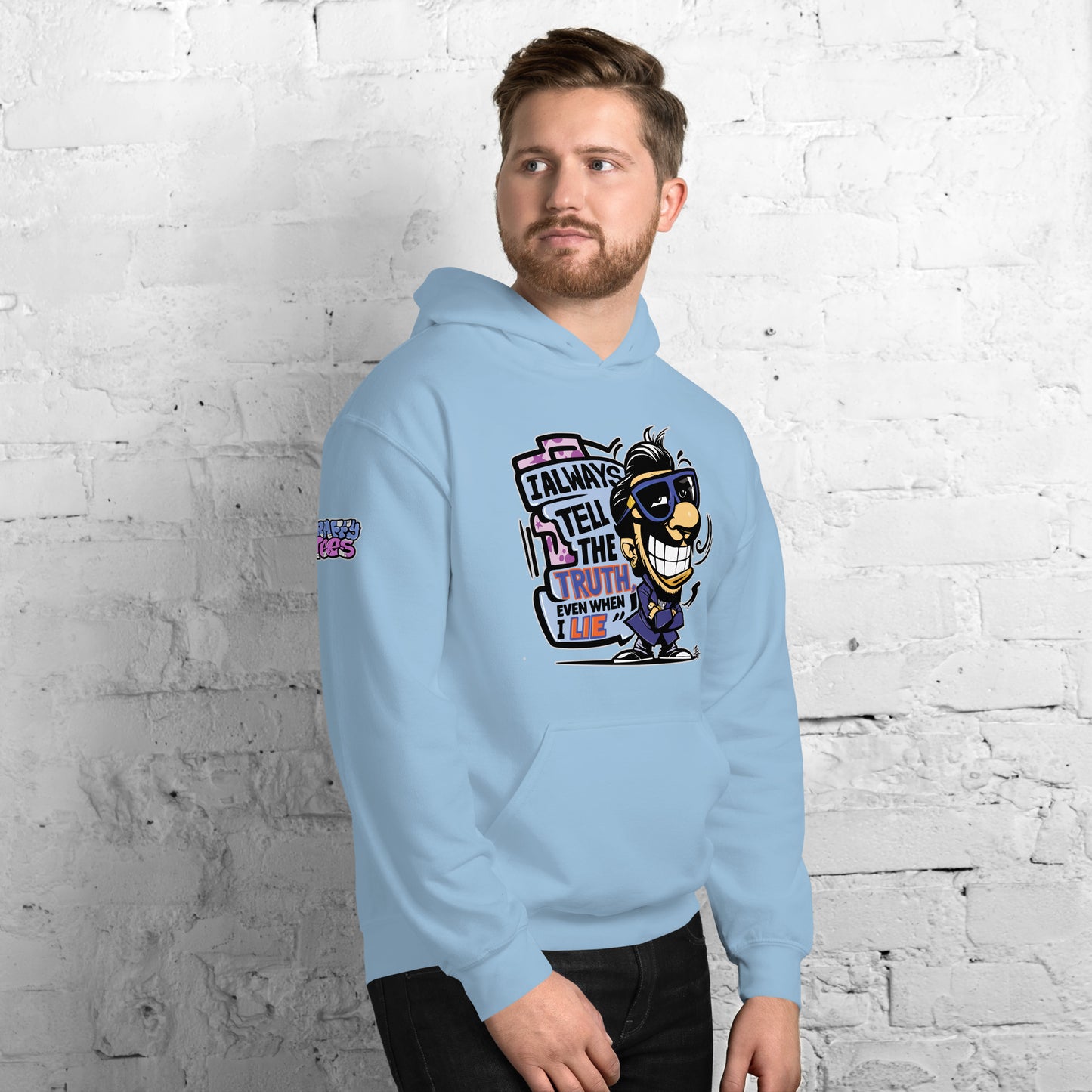 Graffytees truth and lies Unisex Hoodie
