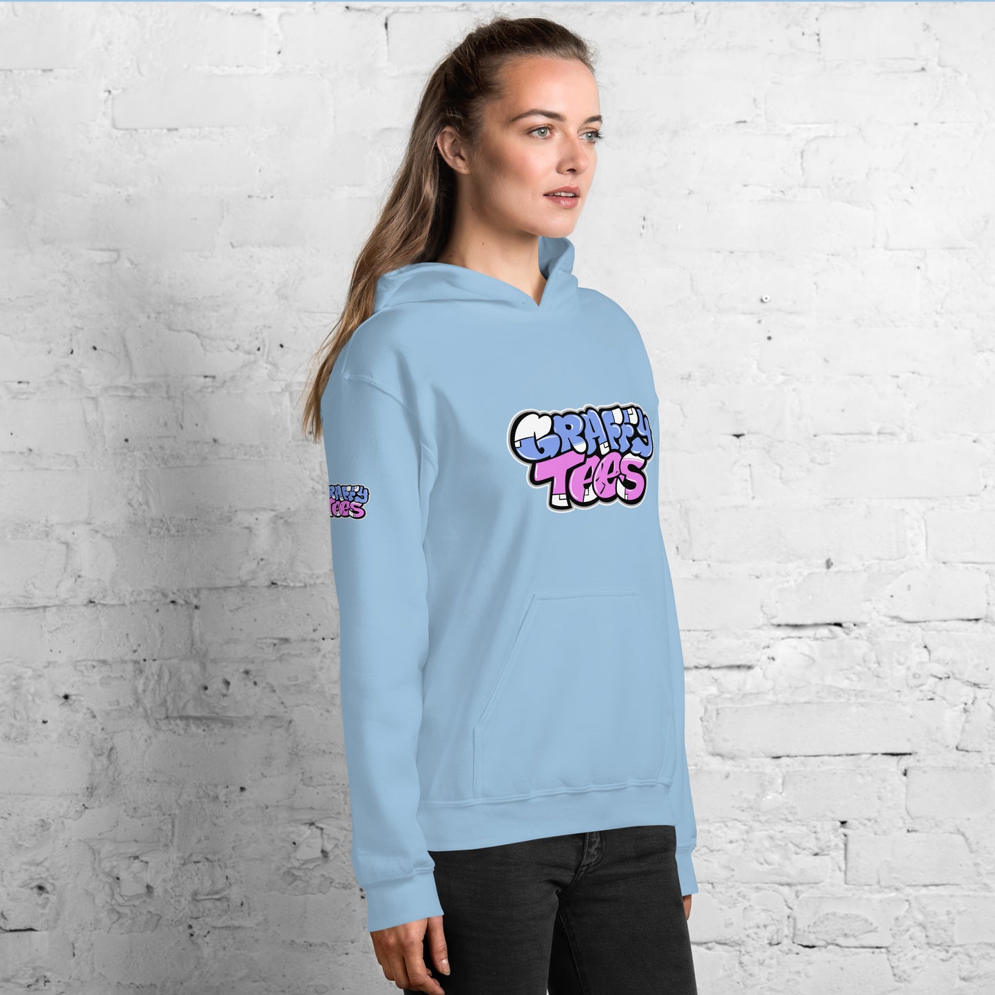 Graffytees bubble letter Unisex Hoodie