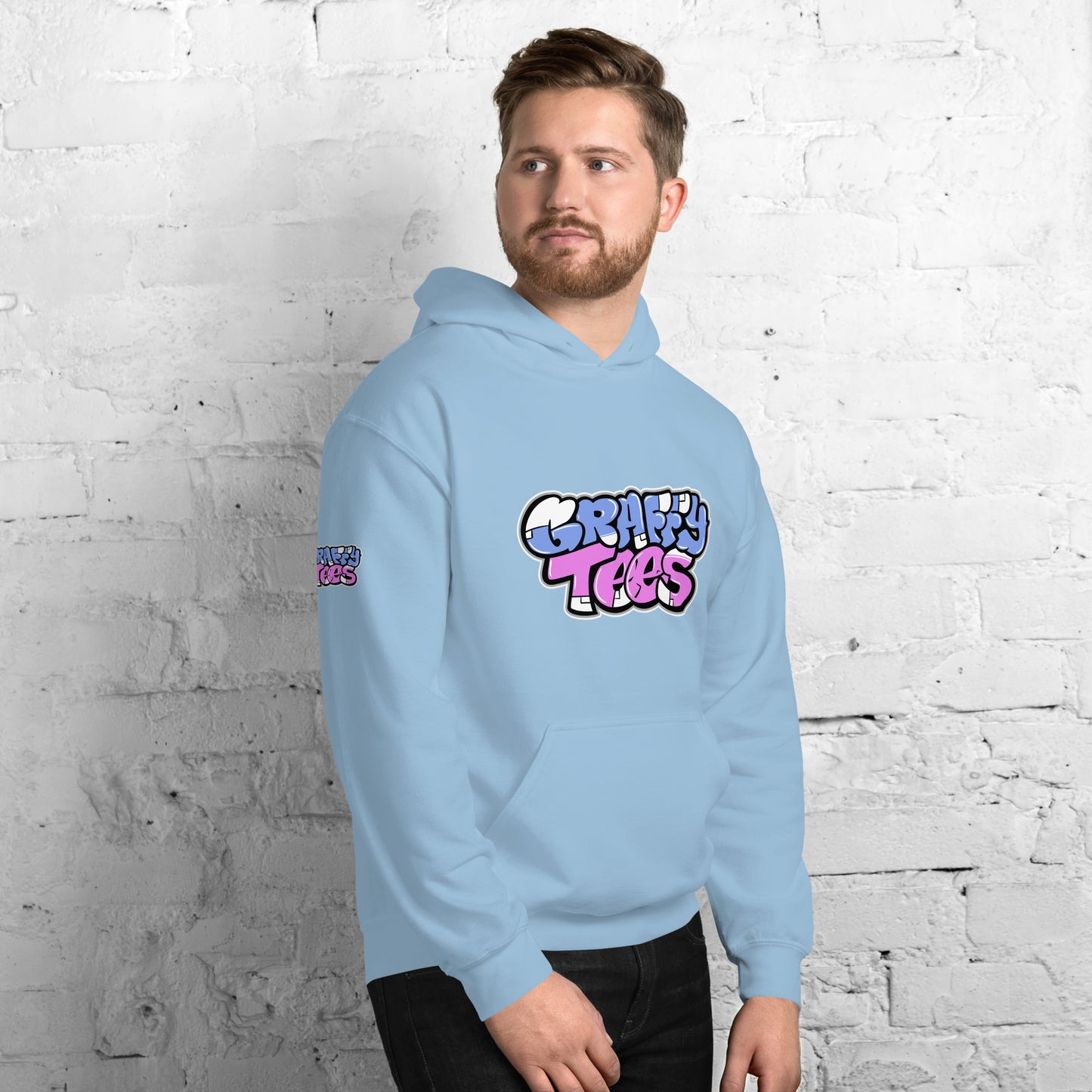 Graffytees Bubble letter graffiti logo Unisex Hoodie