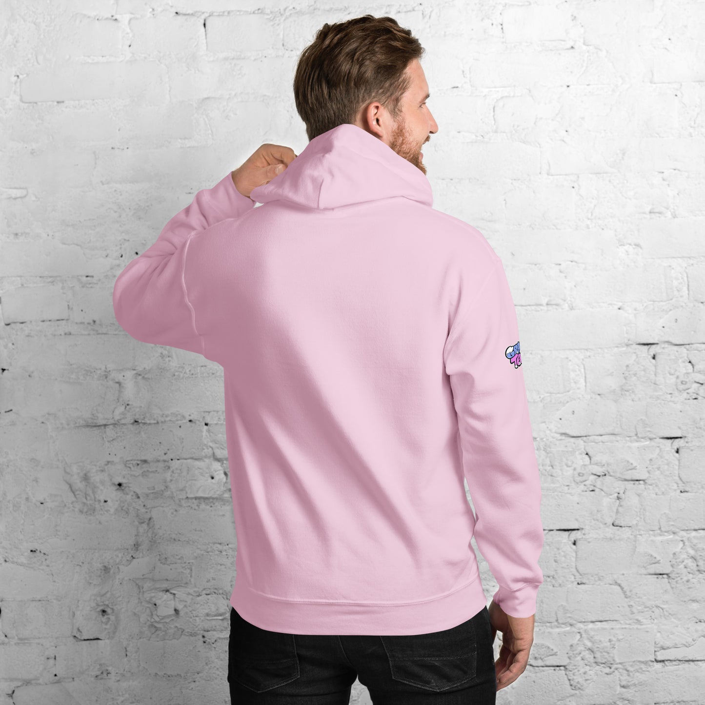 GraffyTees Colorful dripping Skull Unisex Hoodie