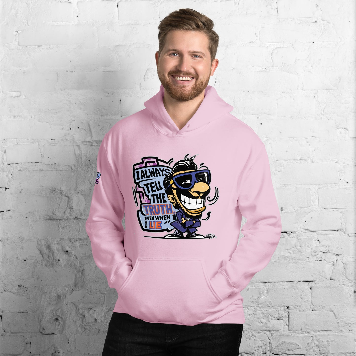 Graffytees truth and lies Unisex Hoodie
