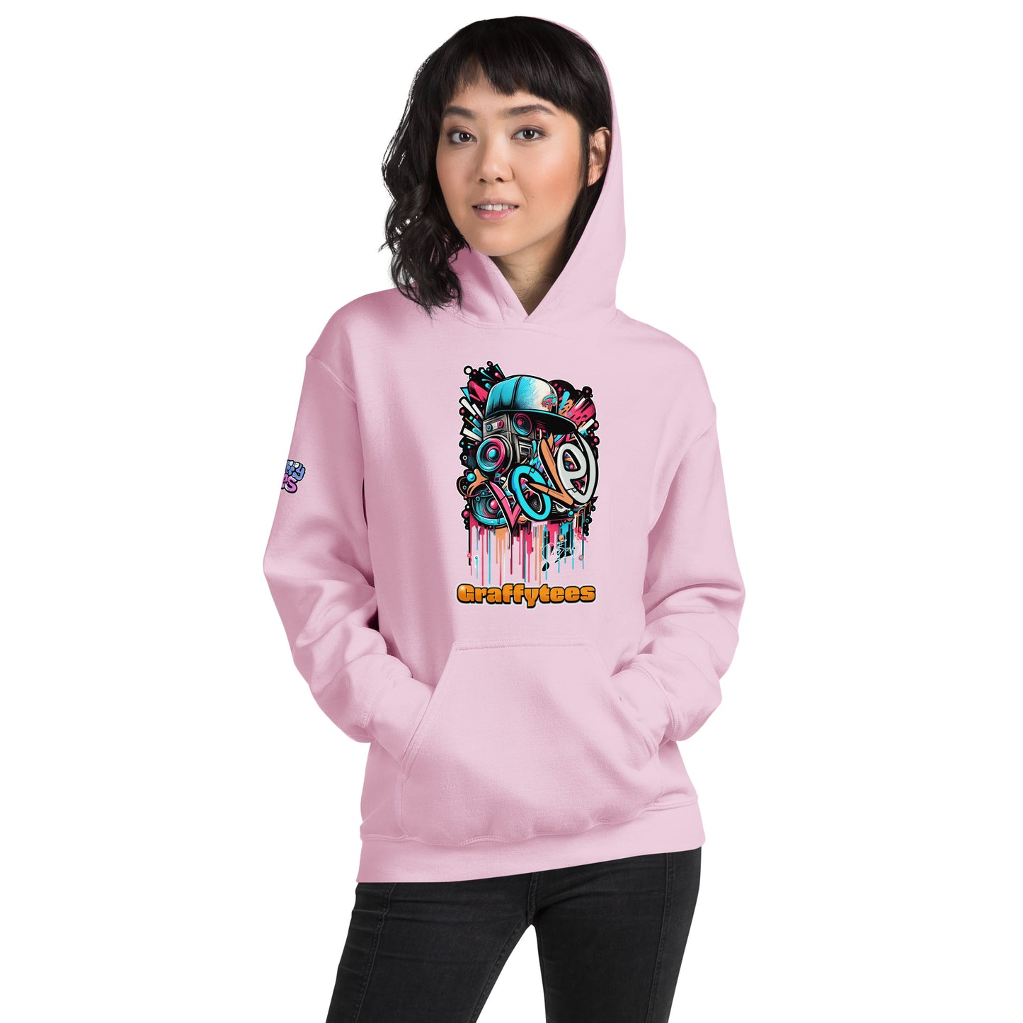 Graffiti Love Unisex Hoodie