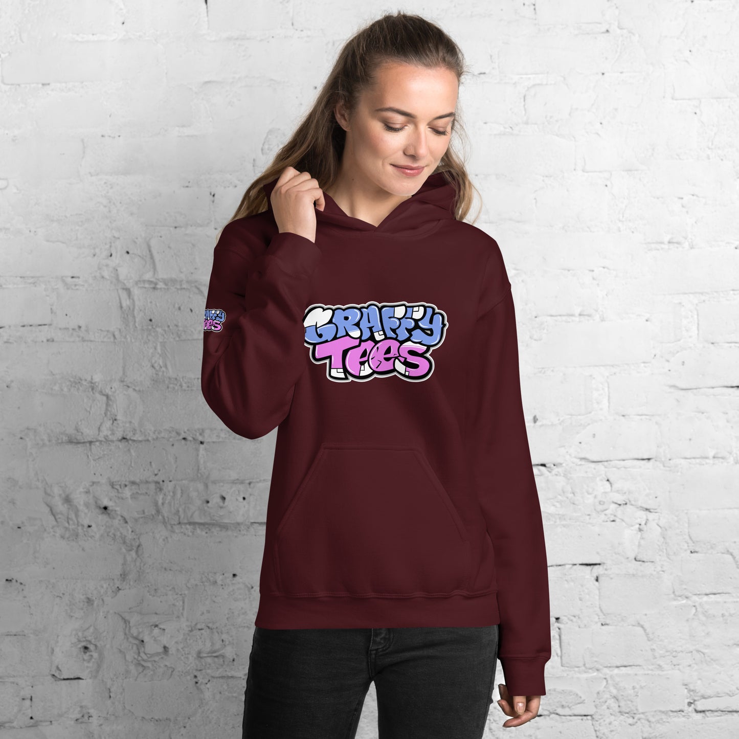 Graffytees bubble letter Unisex Hoodie