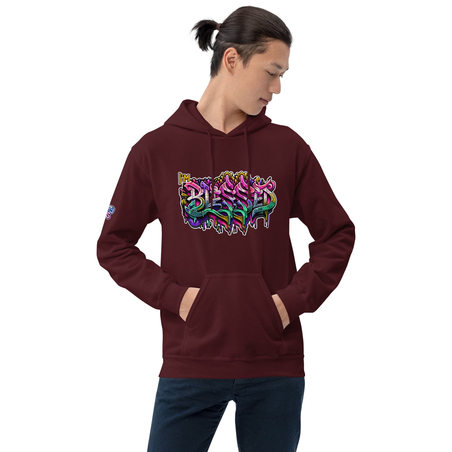Graffiti Blessed Unisex Hoodie