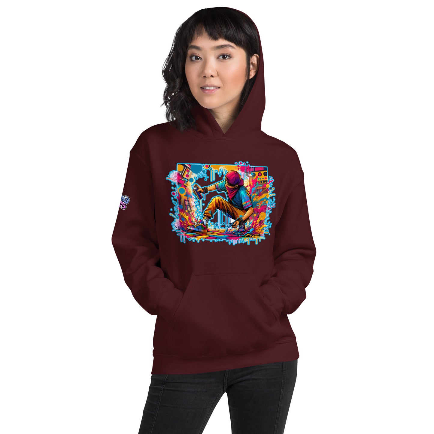 GraffiTees Vandal Artist full Color Unisex Hoodie