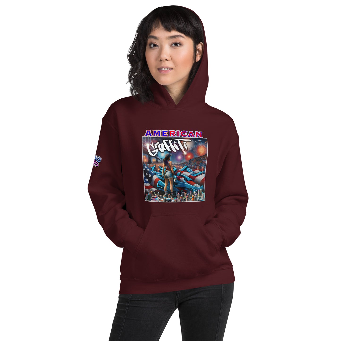 Graffytees American Graffiti Unisex Hoodie