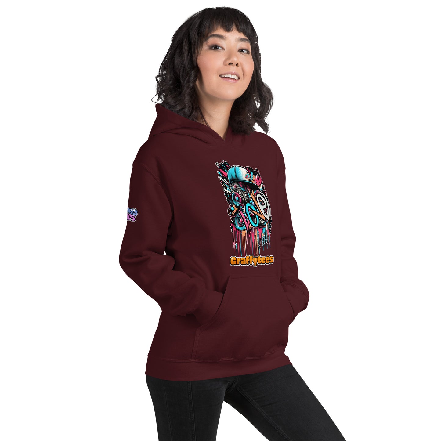 Graffiti Love Unisex Hoodie