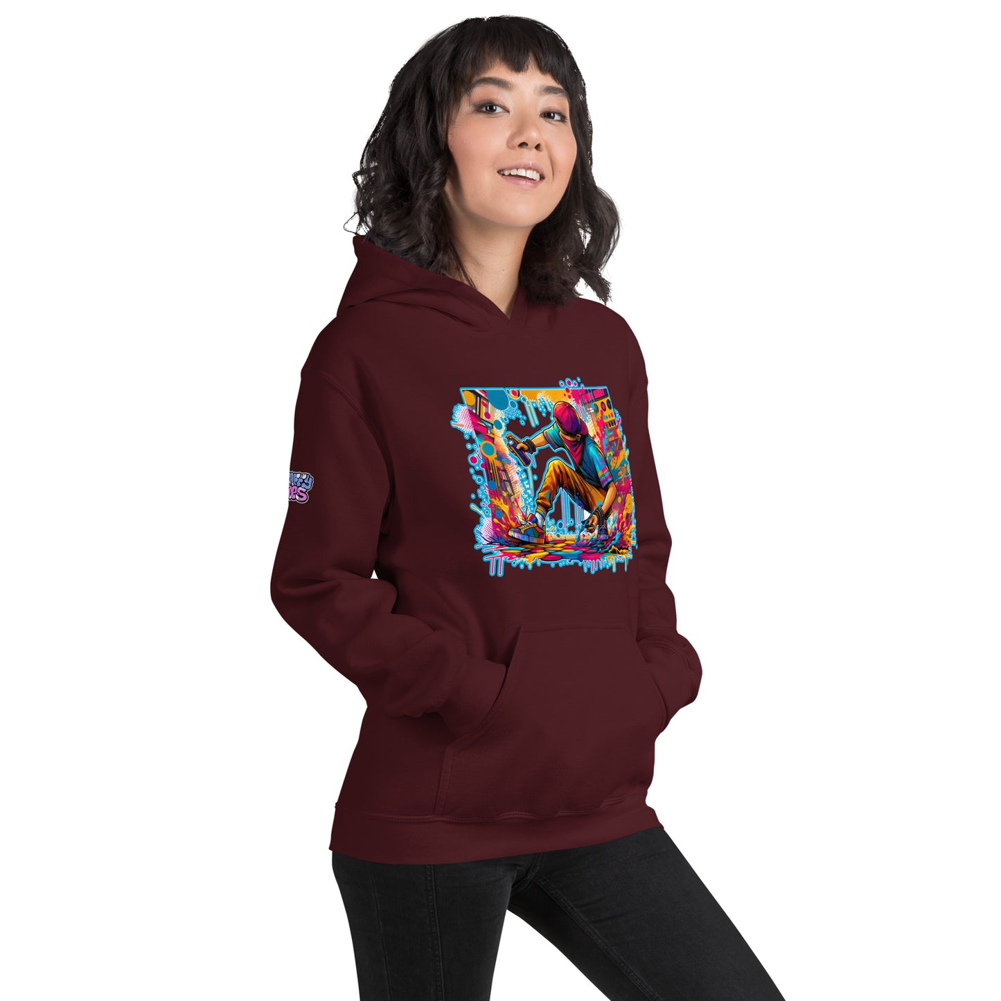 GraffiTees Vandal Artist full Color Unisex Hoodie