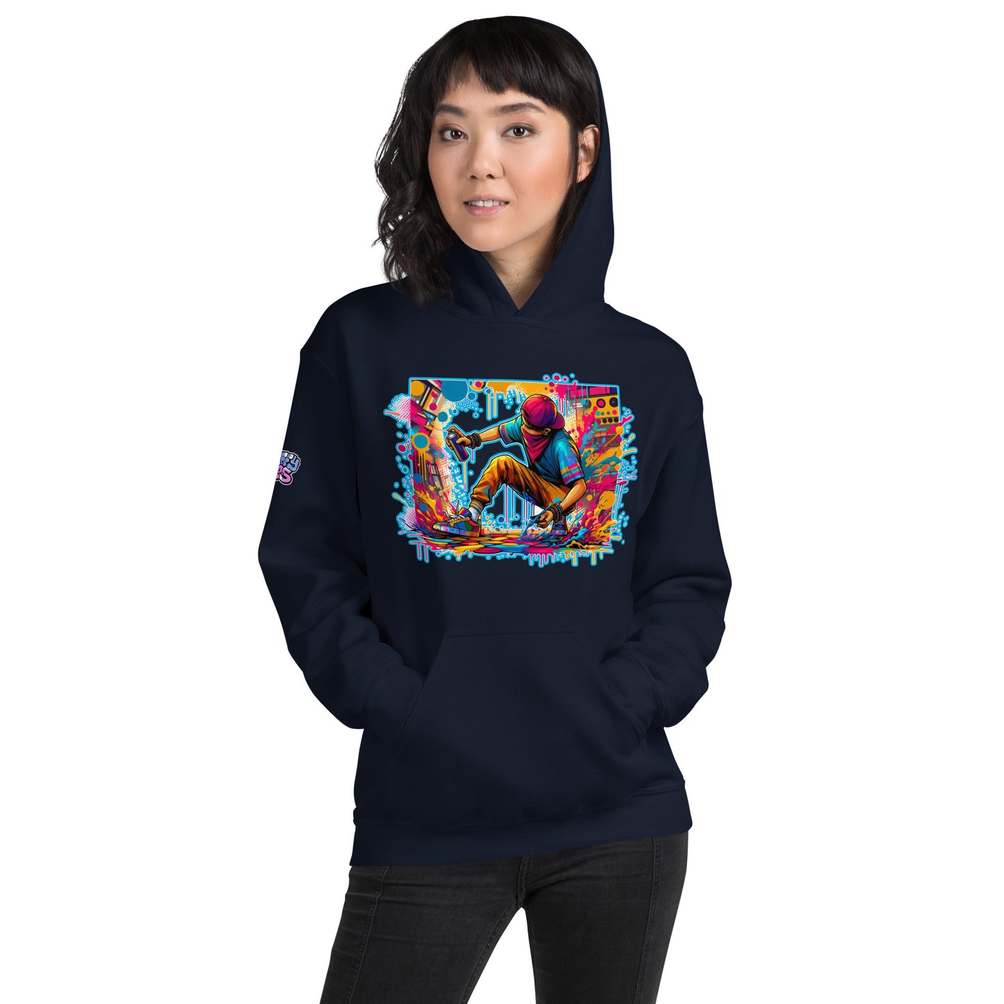 GraffiTees Vandal Artist full Color Unisex Hoodie