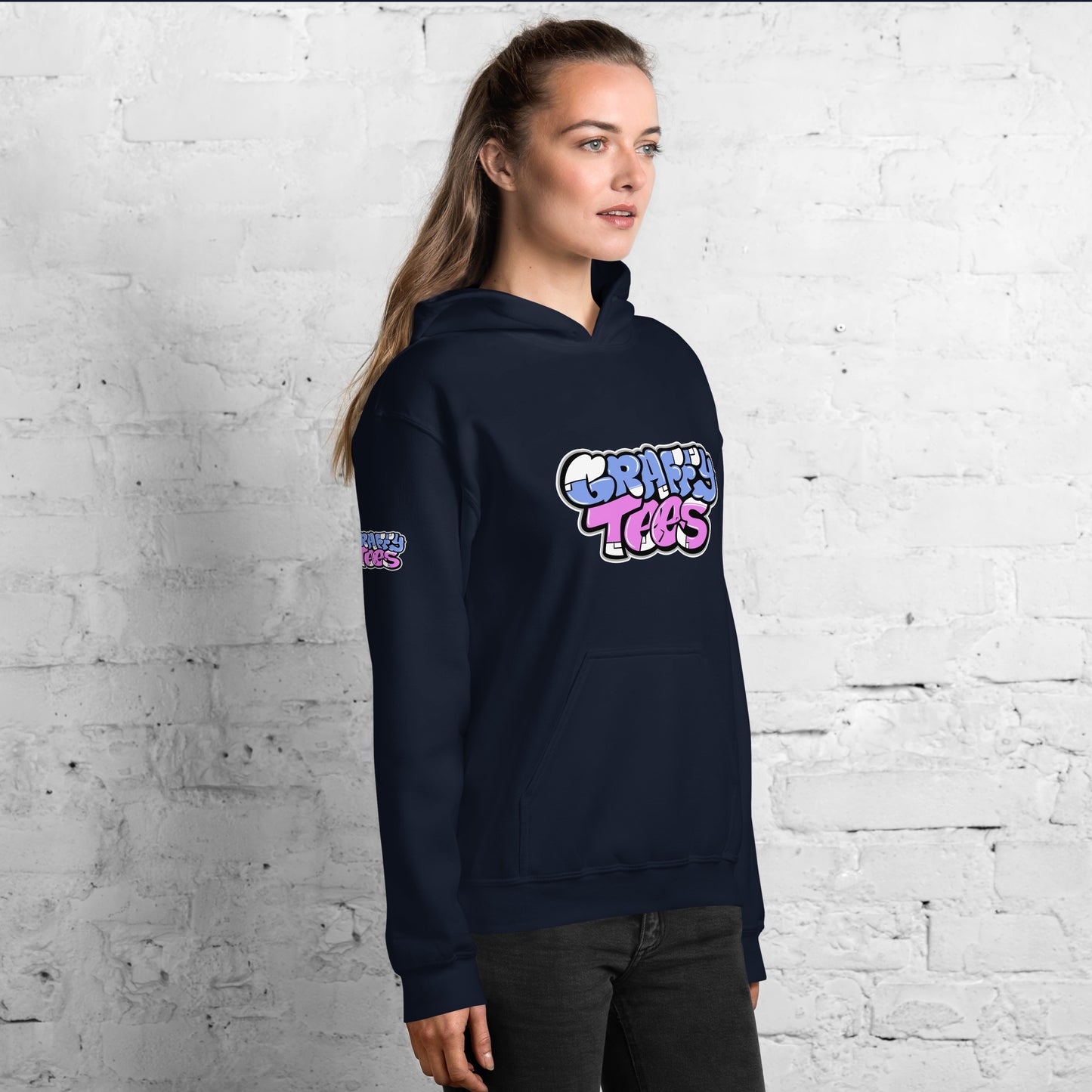 Graffytees bubble letter Unisex Hoodie