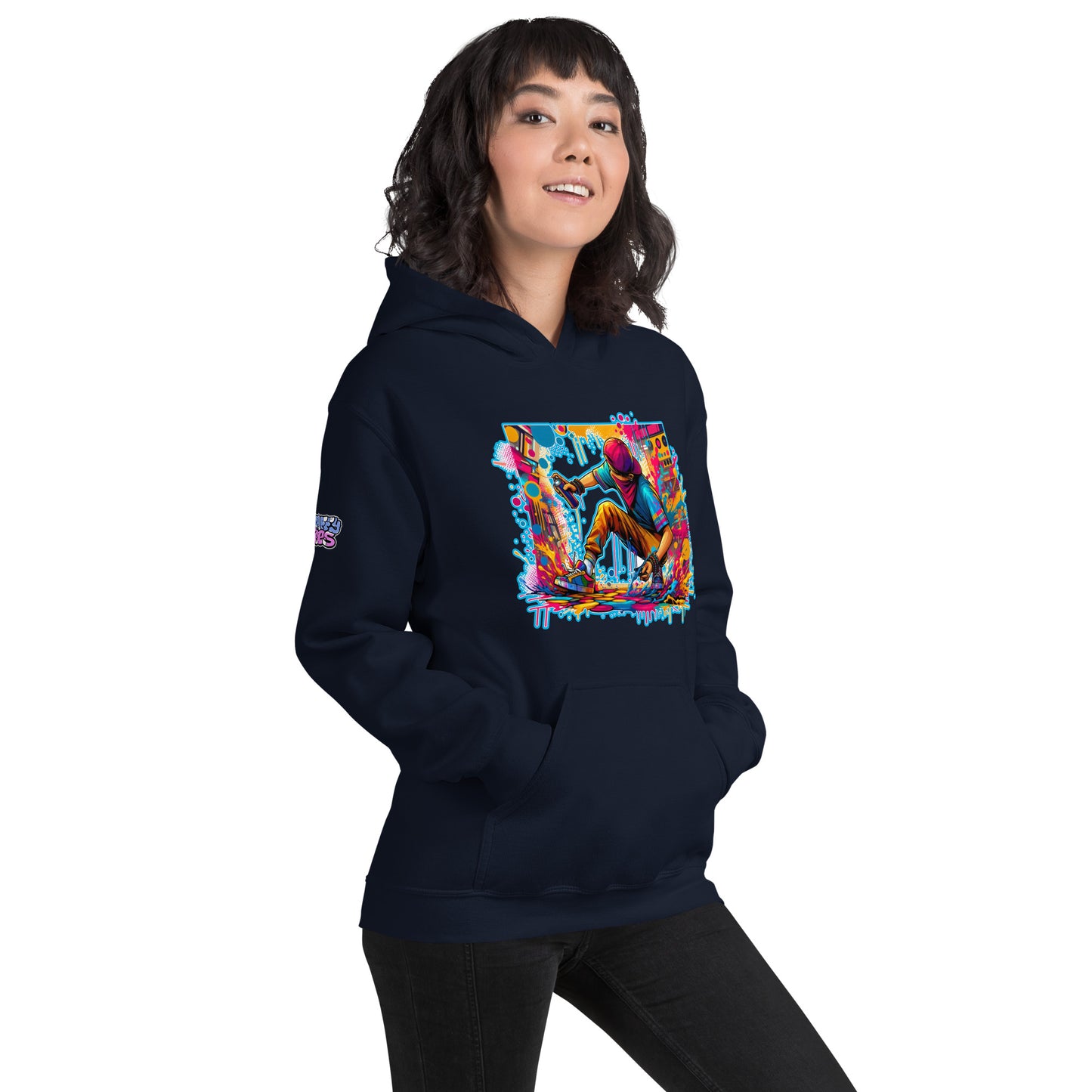 GraffiTees Vandal Artist full Color Unisex Hoodie