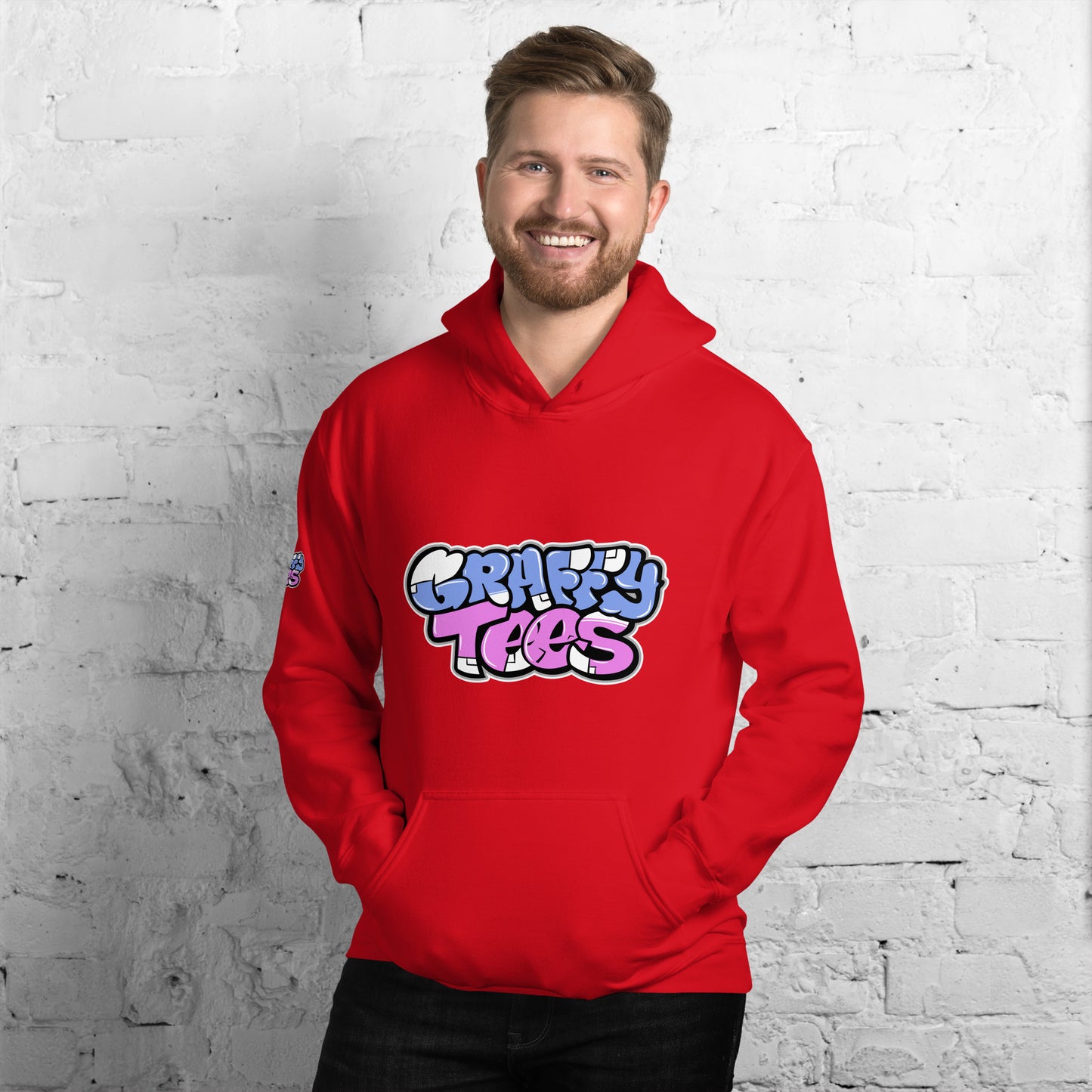 Graffytees Bubble letter graffiti logo Unisex Hoodie