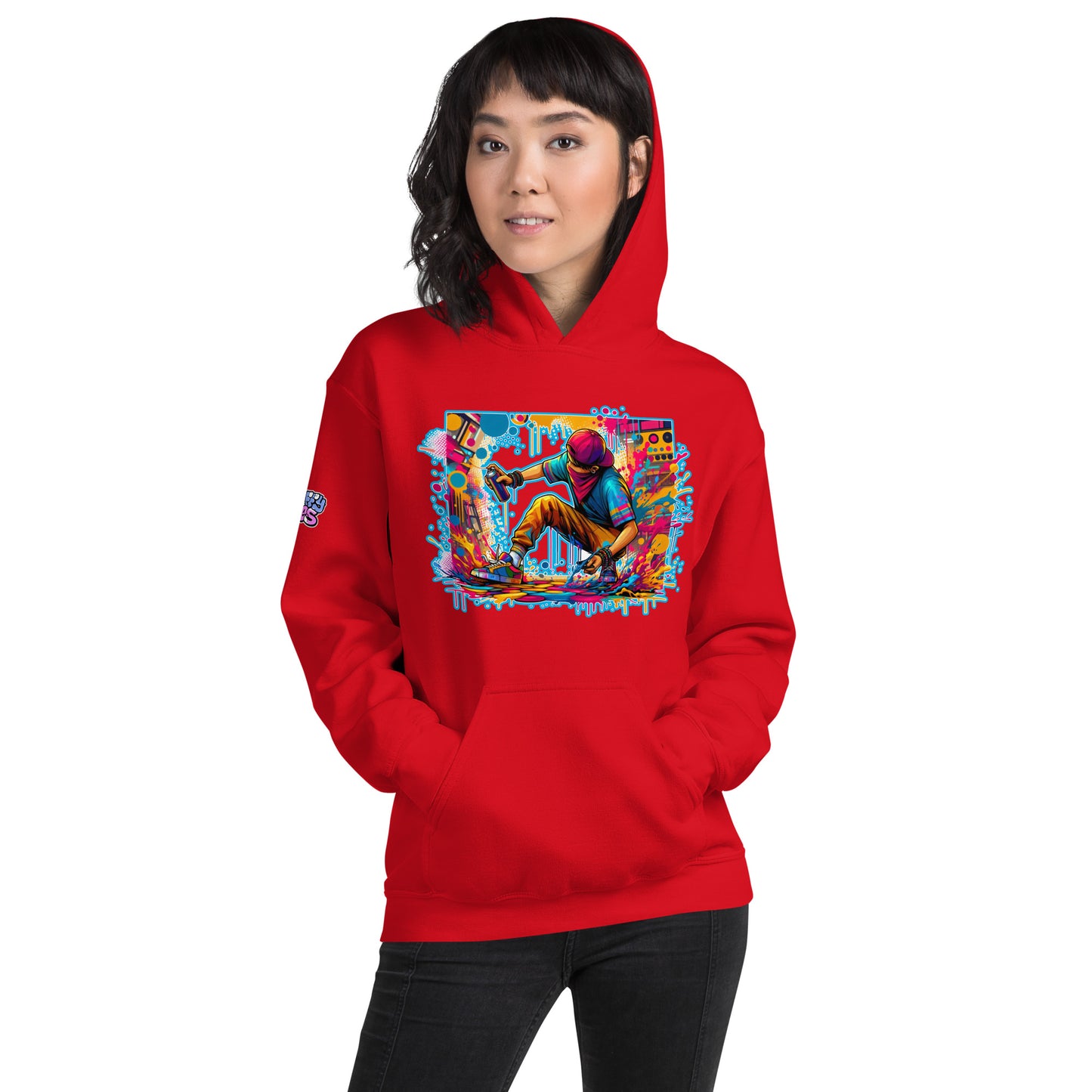 GraffiTees Vandal Artist full Color Unisex Hoodie