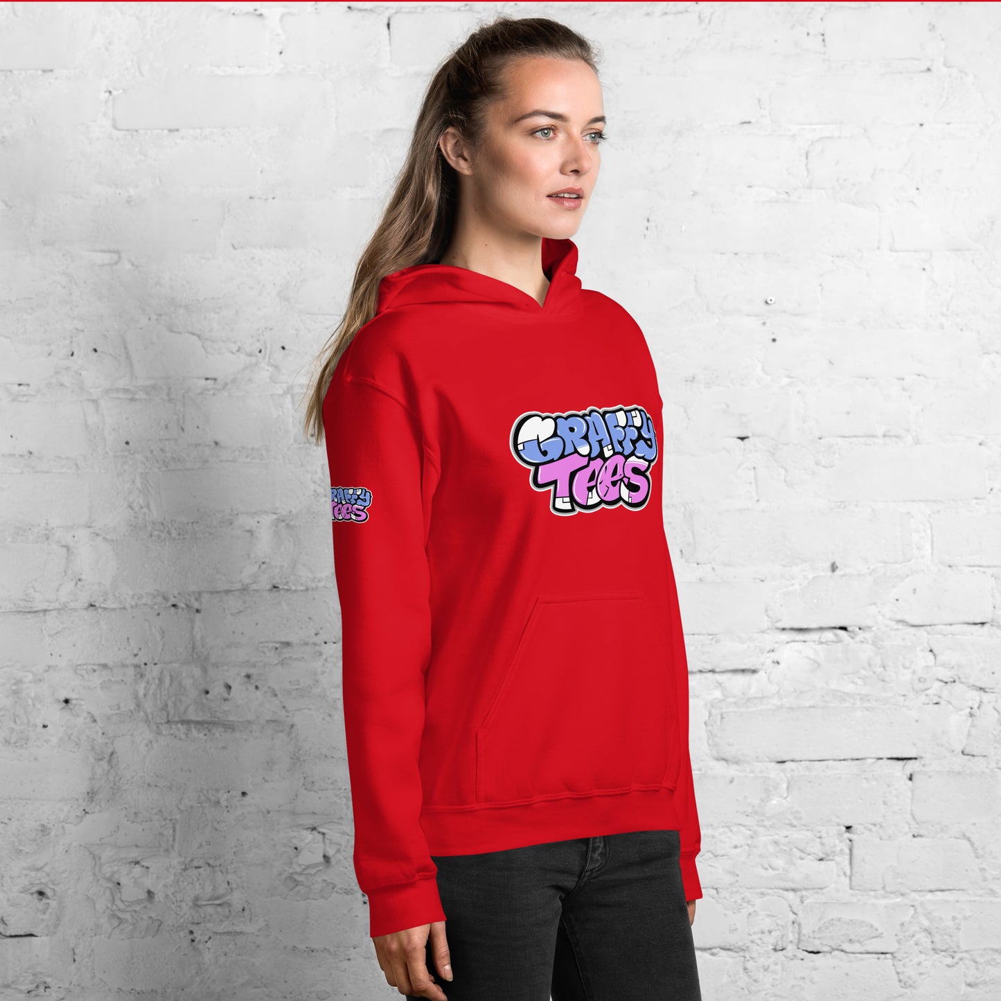 Graffytees bubble letter Unisex Hoodie