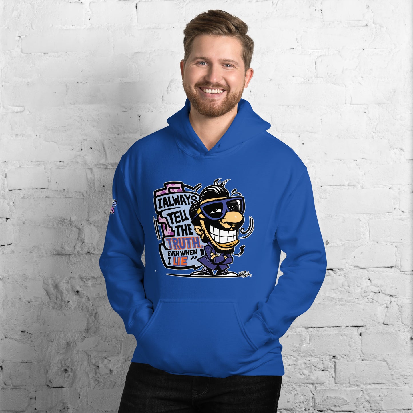 Graffytees truth and lies Unisex Hoodie