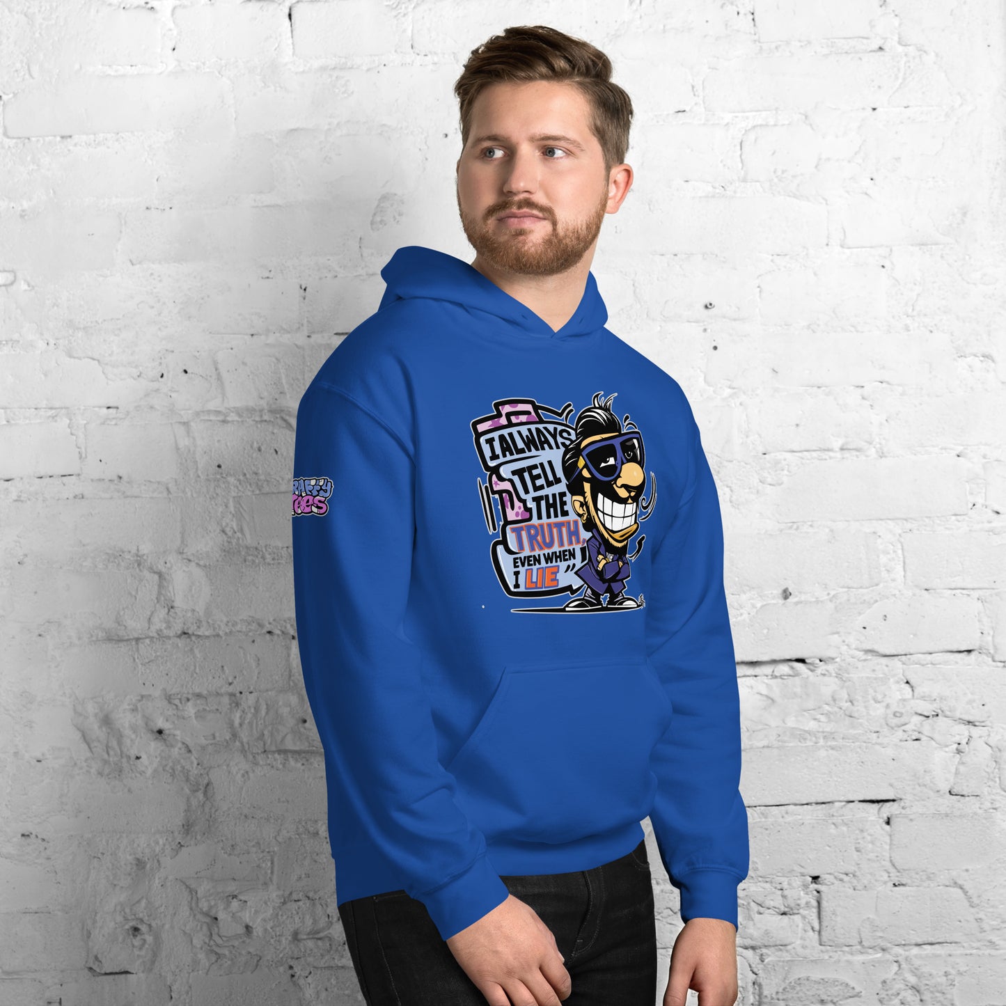Graffytees truth and lies Unisex Hoodie