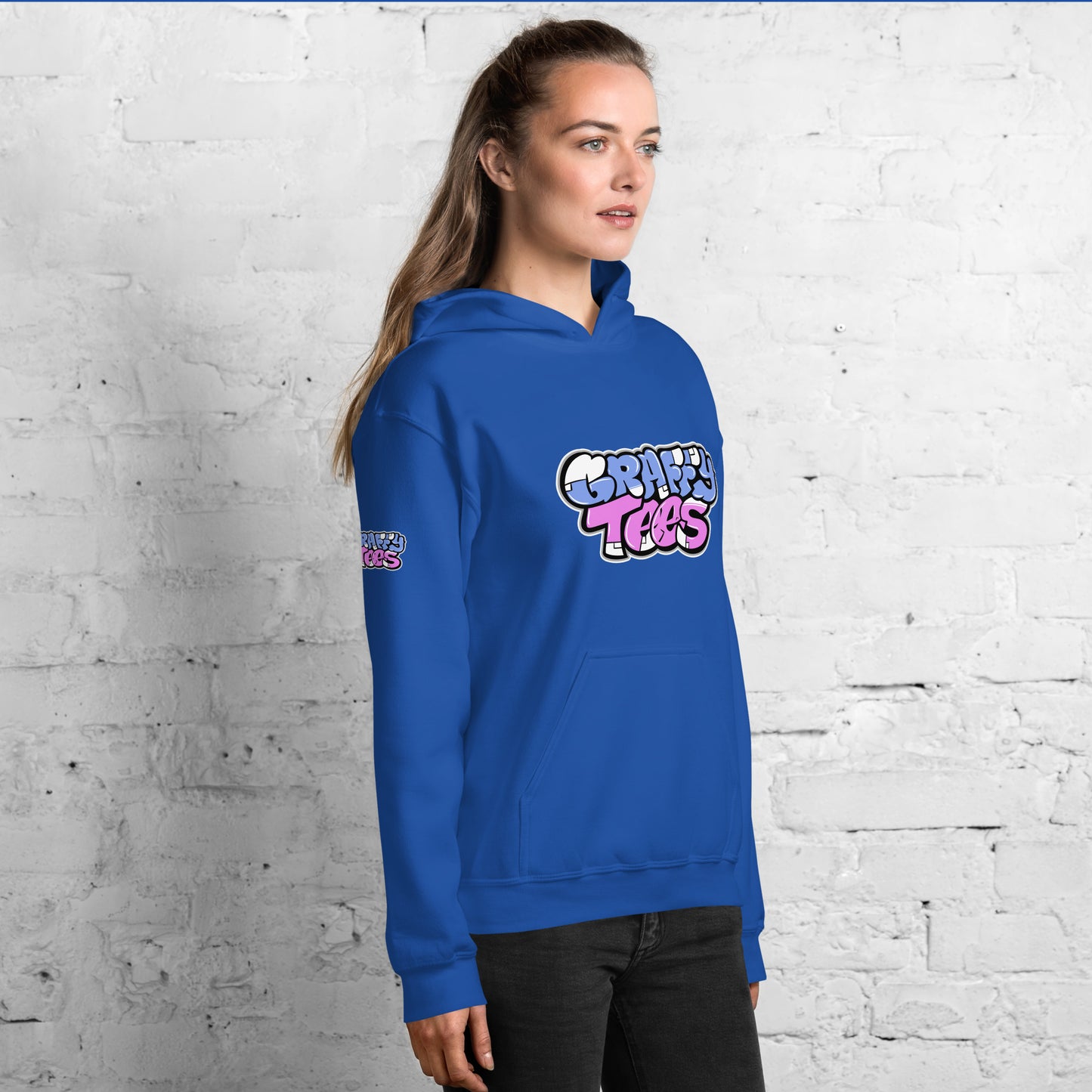 Graffytees bubble letter Unisex Hoodie