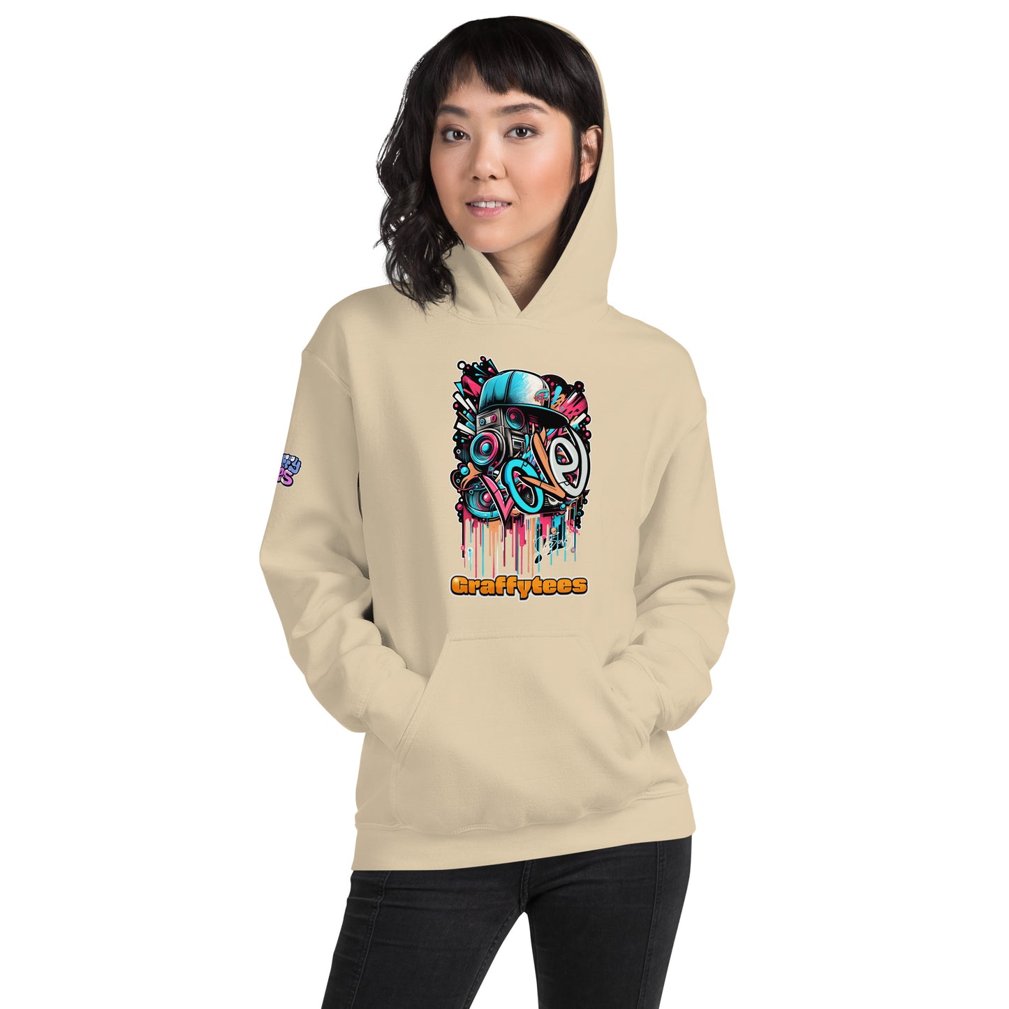 Graffiti Love Unisex Hoodie