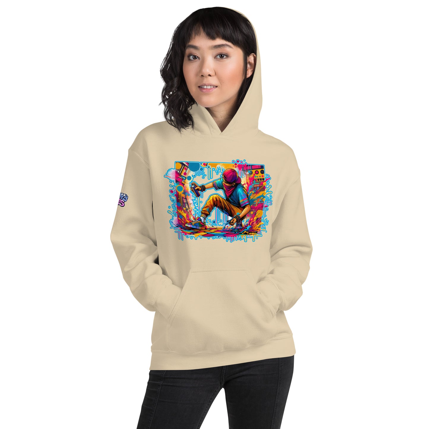 GraffiTees Vandal Artist full Color Unisex Hoodie