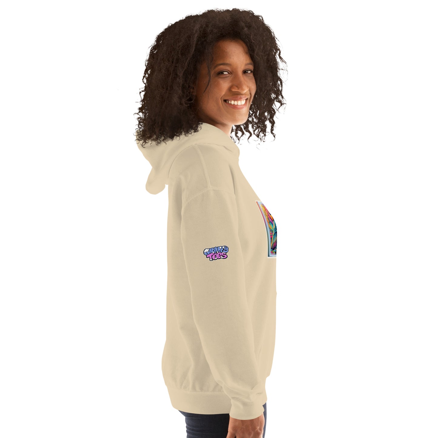 GraffyTees Vandal Artist Creating a Mural Unisex Hoodie