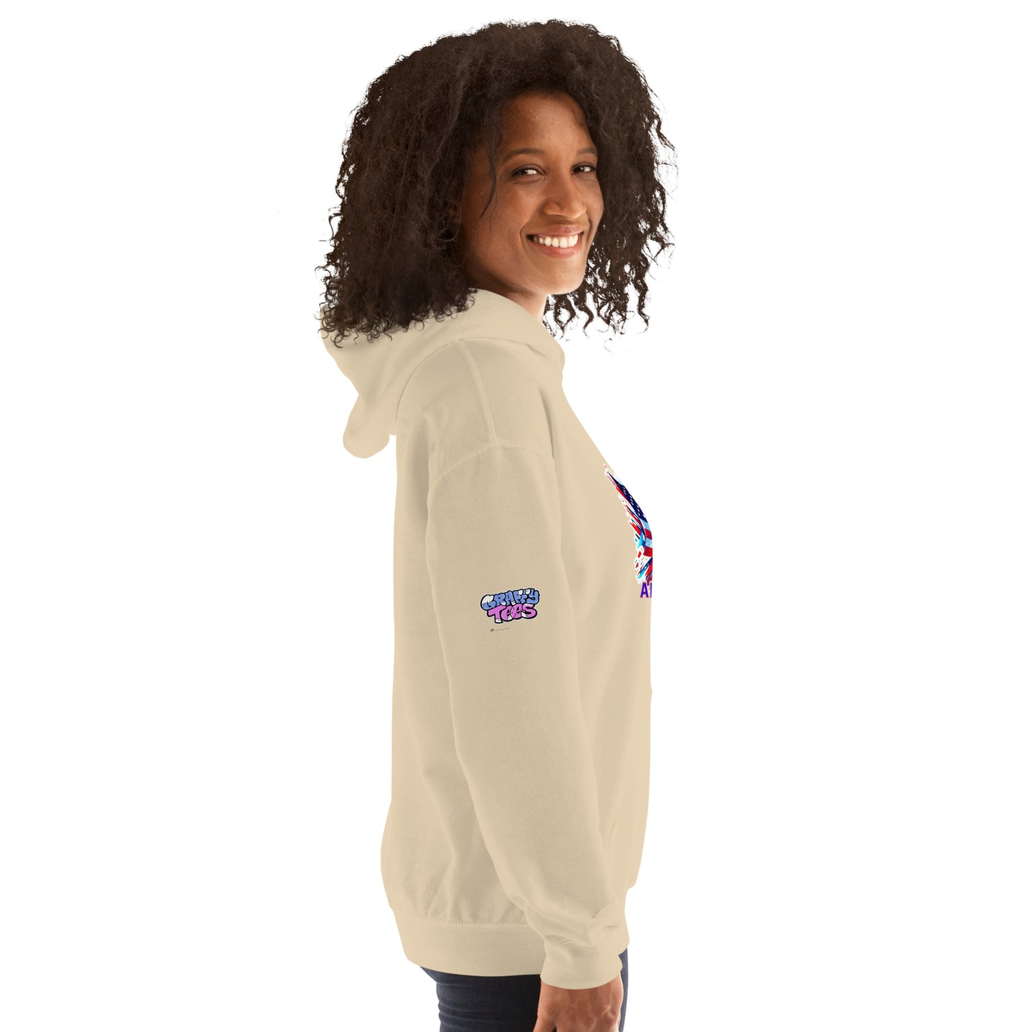 Graffytees AME-RICAN graffiti flags US-PR Unisex Hoodie
