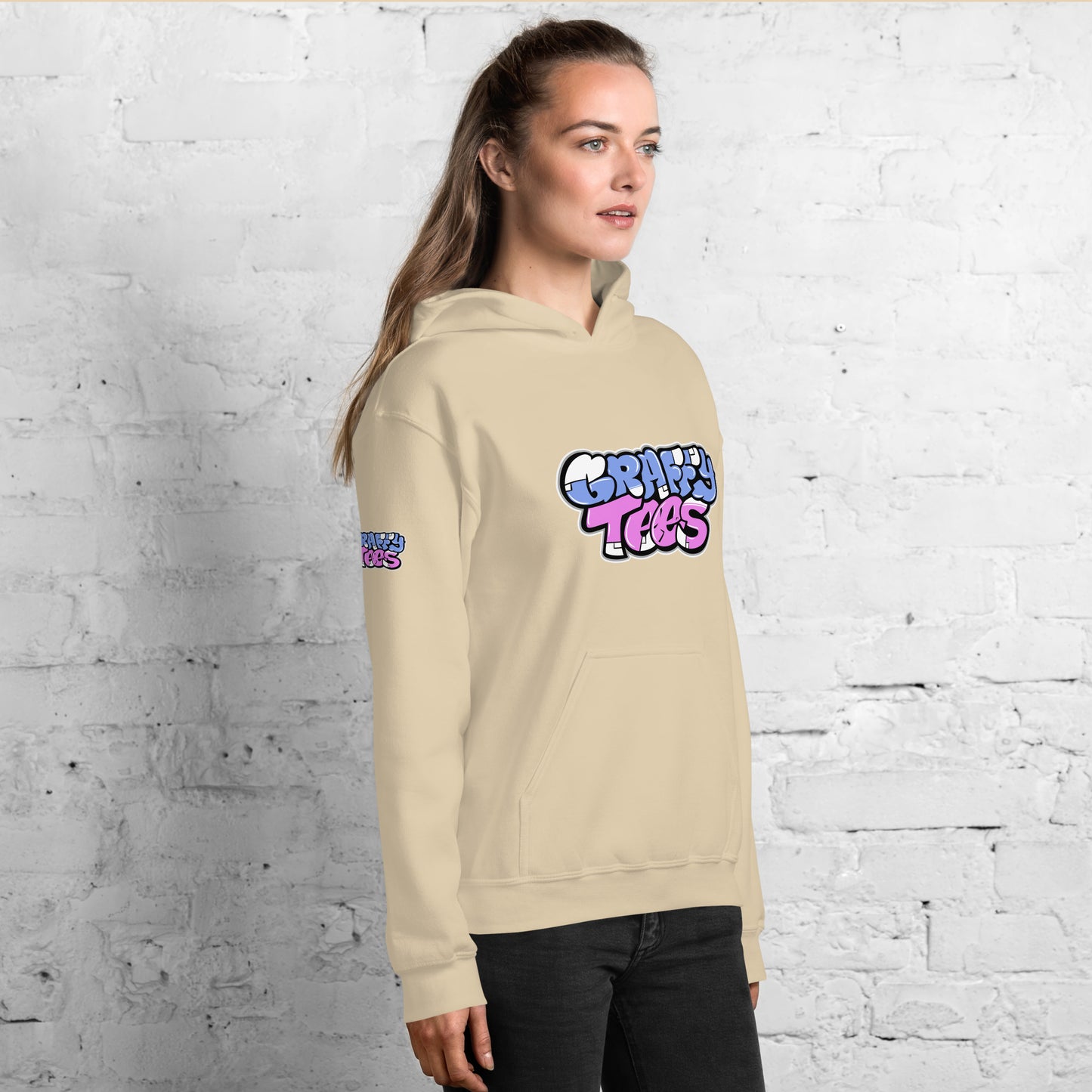 Graffytees bubble letter Unisex Hoodie