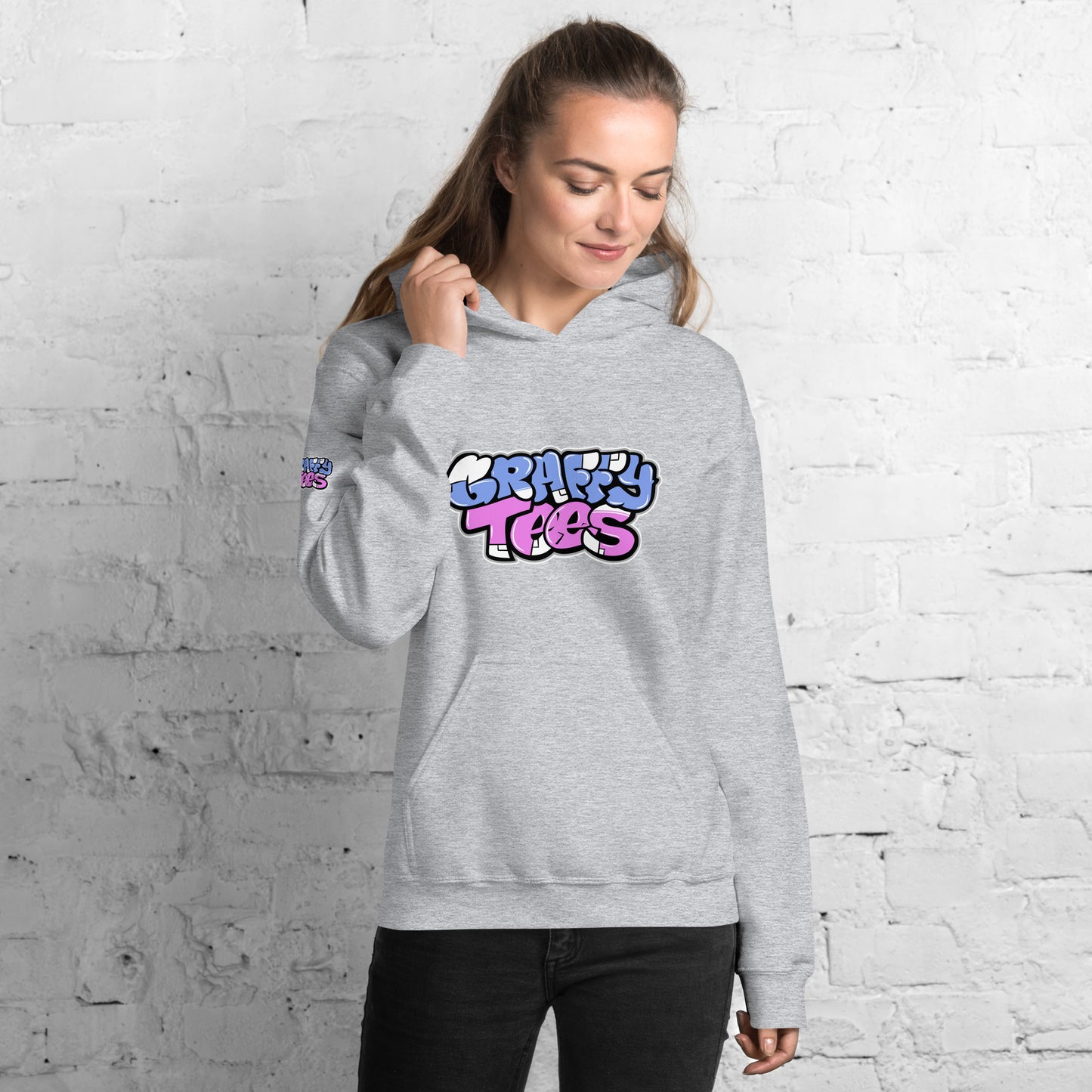 Graffytees bubble letter Unisex Hoodie