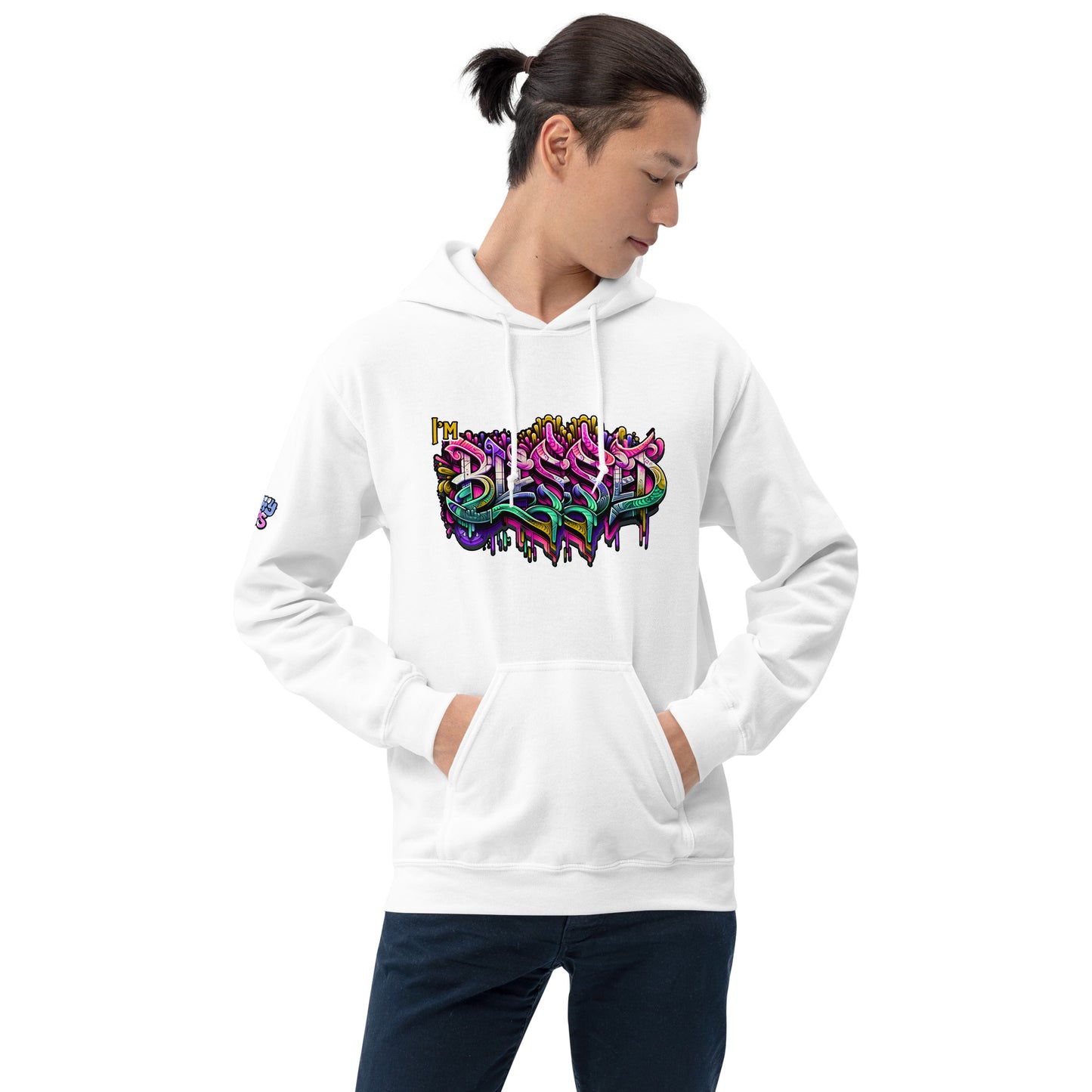 Graffiti Blessed Unisex Hoodie