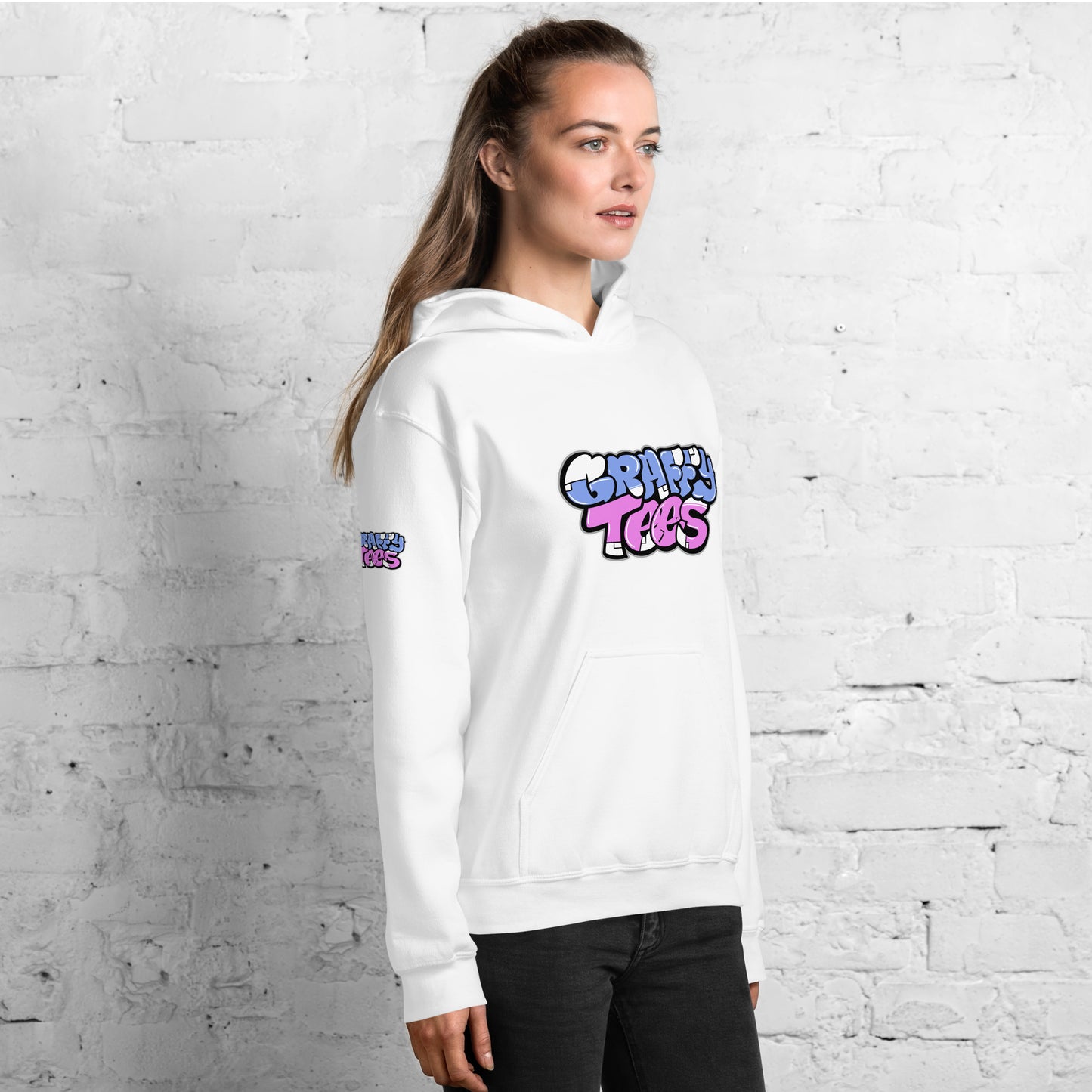 Graffytees bubble letter Unisex Hoodie