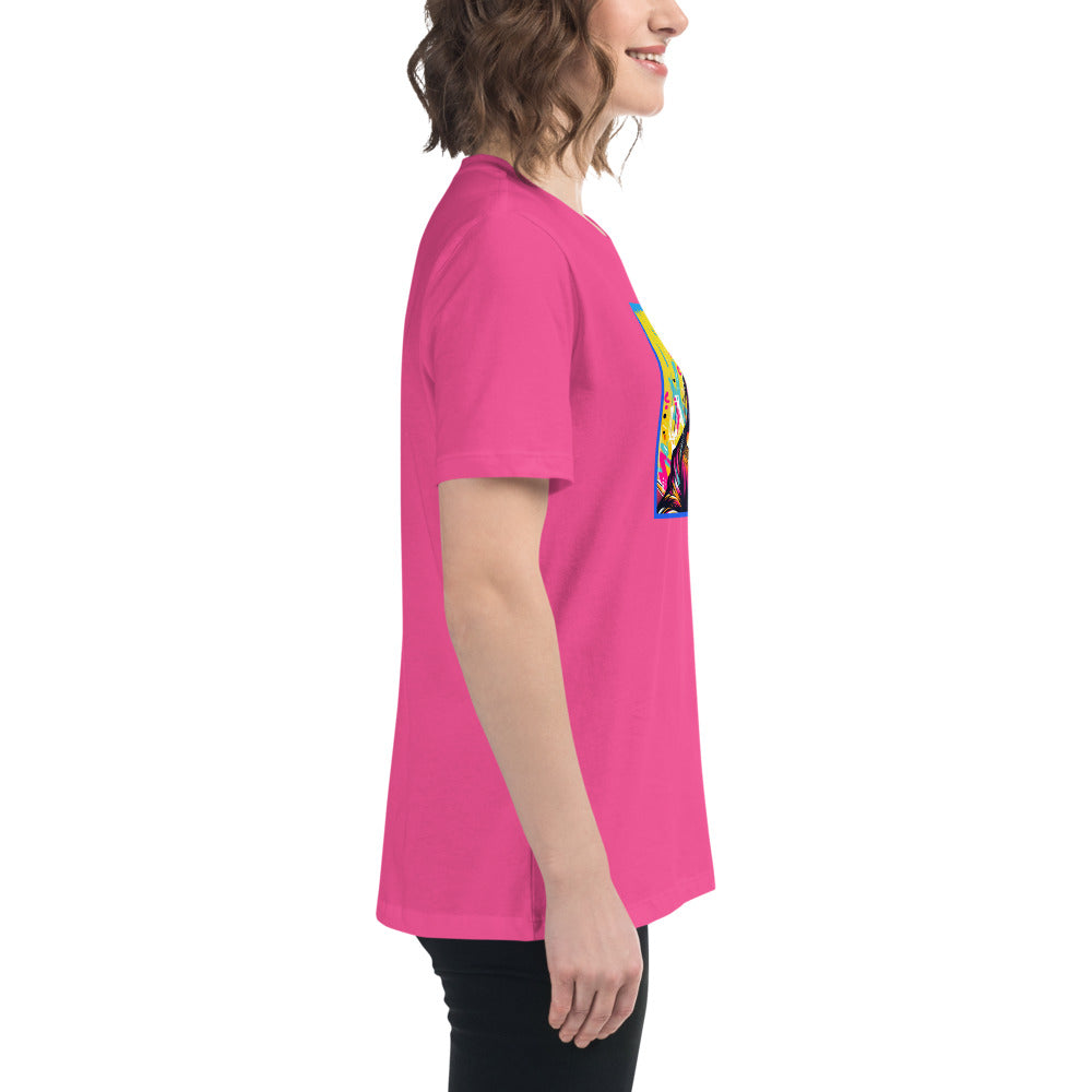 Graffytees Mona Lisette graffiti piece Women's Relaxed T-Shirt