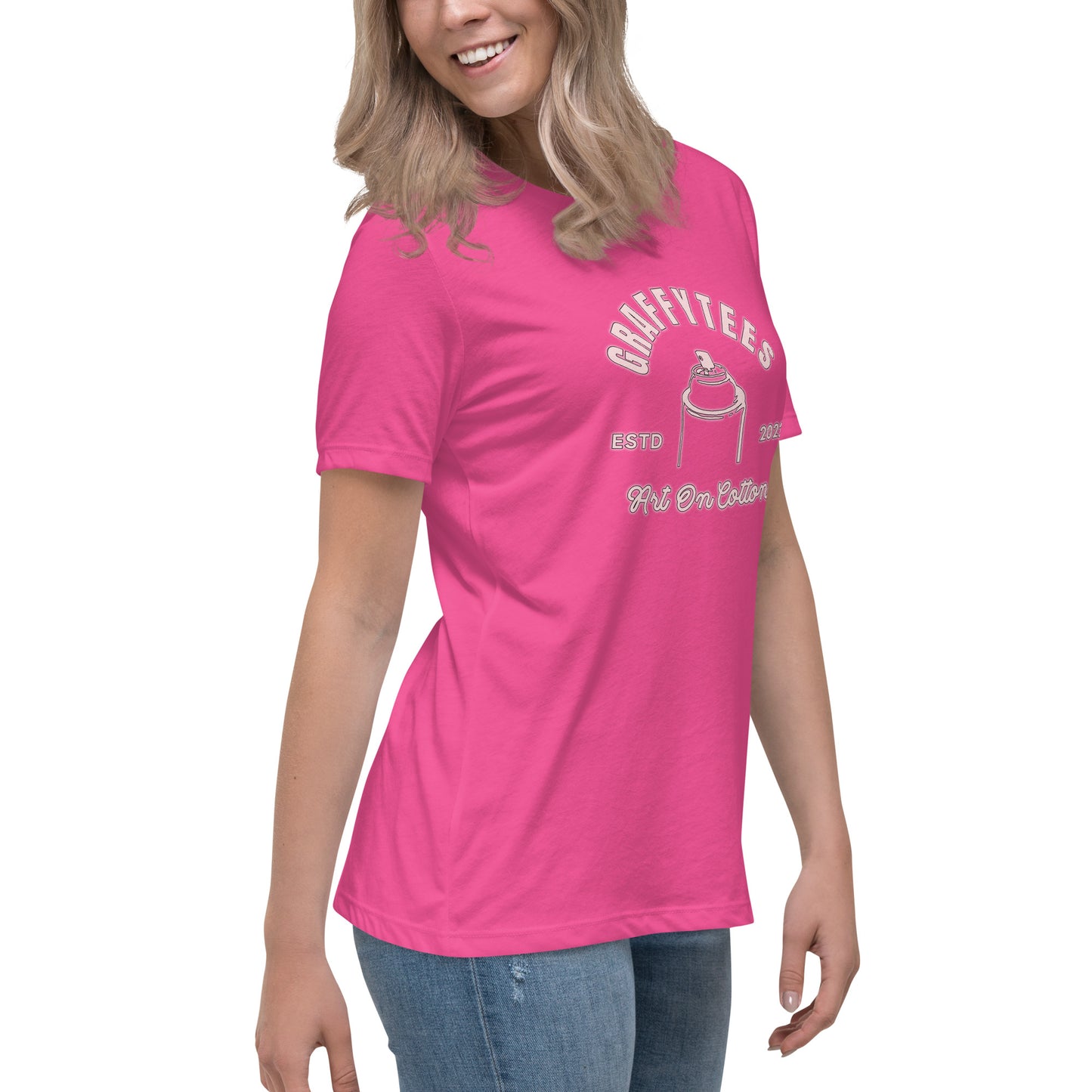 Grafftees Retro style design Women's Relaxed T-Shirt