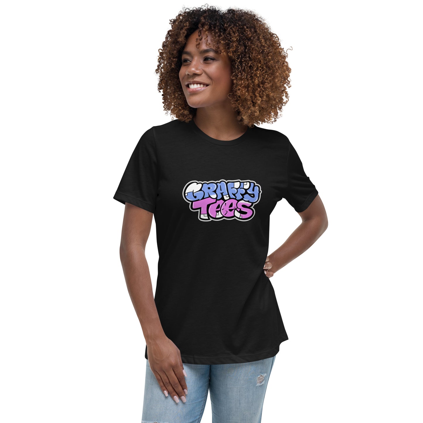 Graffitees Bubble letter logo Women's Relaxed T-Shirt