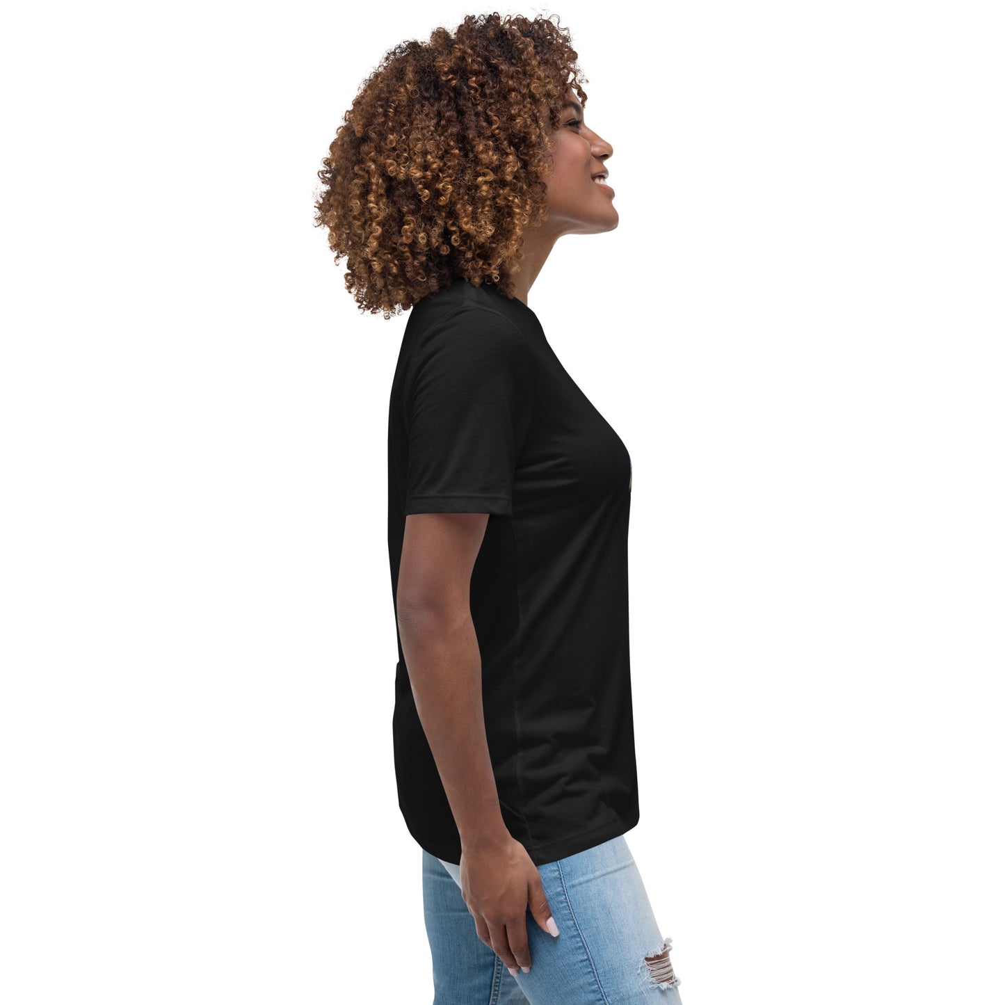 Graffytees Girl Artist graffiti Love message Women's Relaxed T-Shirt