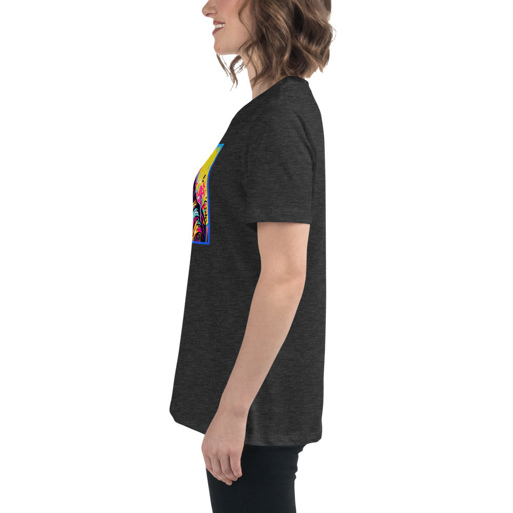 Graffytees Mona Lisette graffiti piece Women's Relaxed T-Shirt