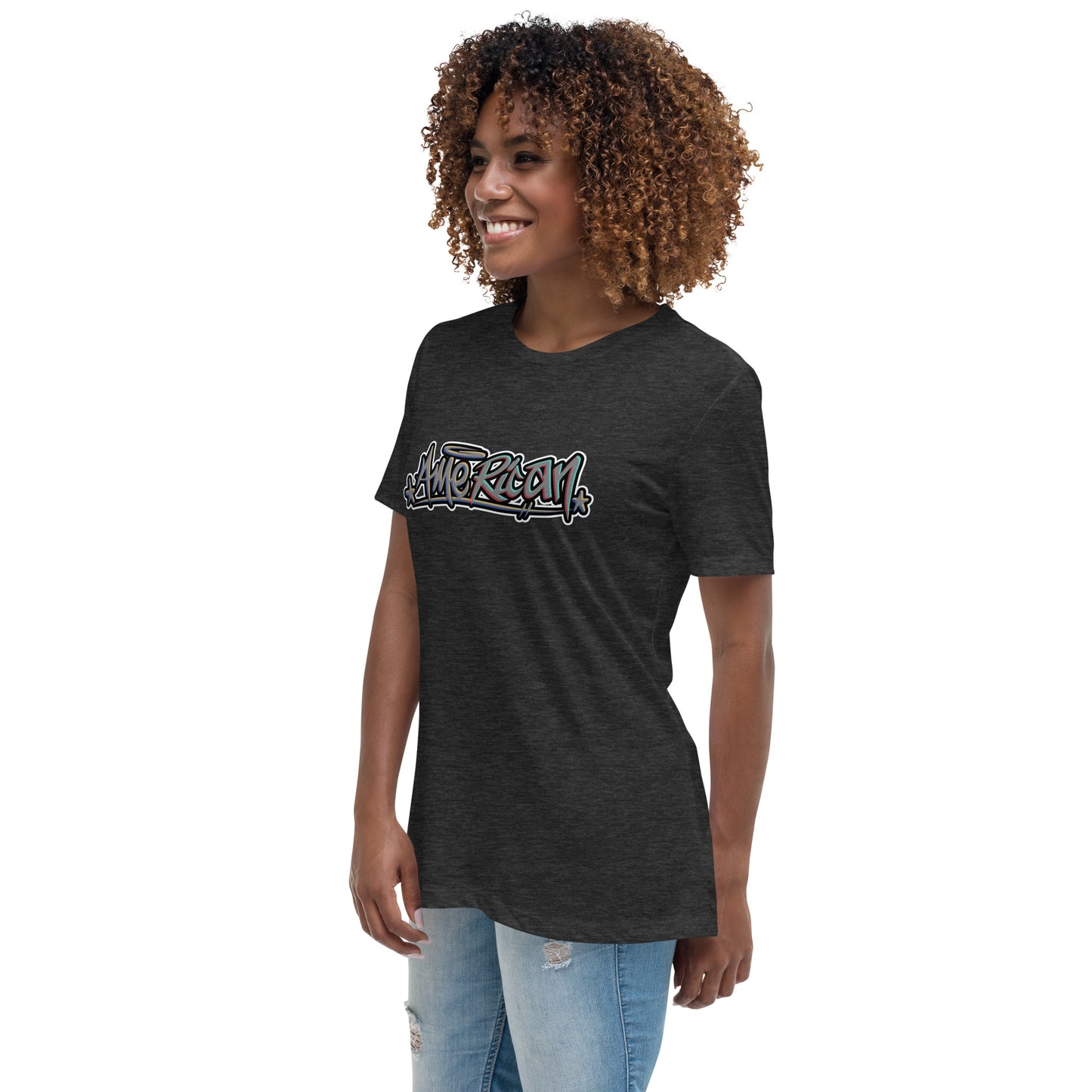 Graffytees American Graffiti Women's Relaxed T-Shirt