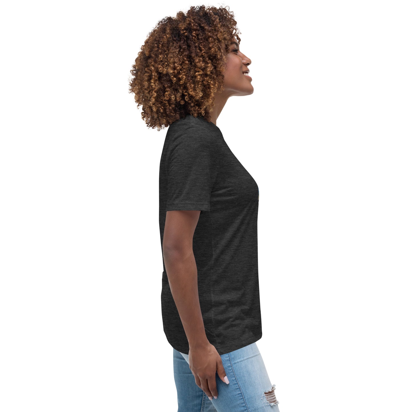 Graffytees Girl Artist graffiti Love message Women's Relaxed T-Shirt