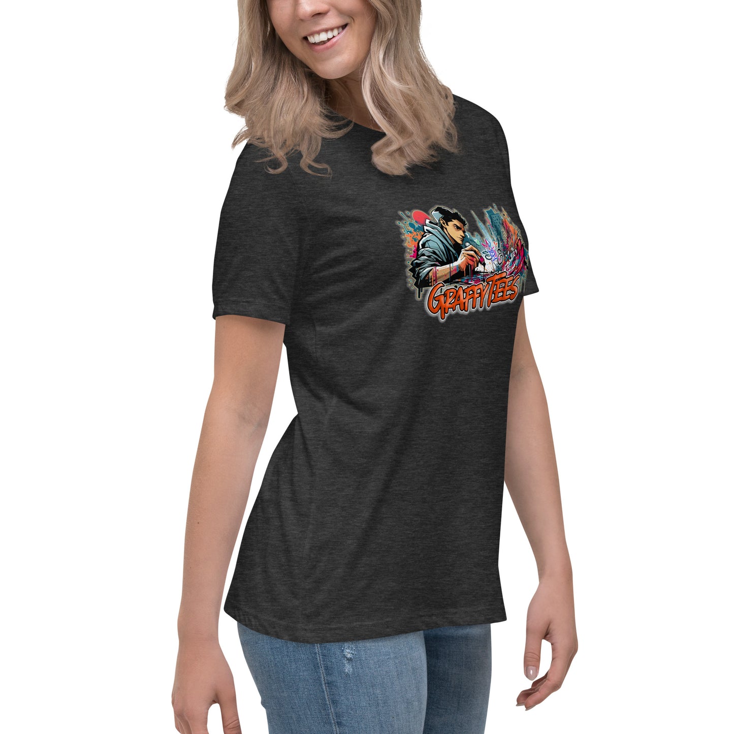 GraffyTees Writer Vandal with Pilot Marker Women's Relaxed T-Shirt