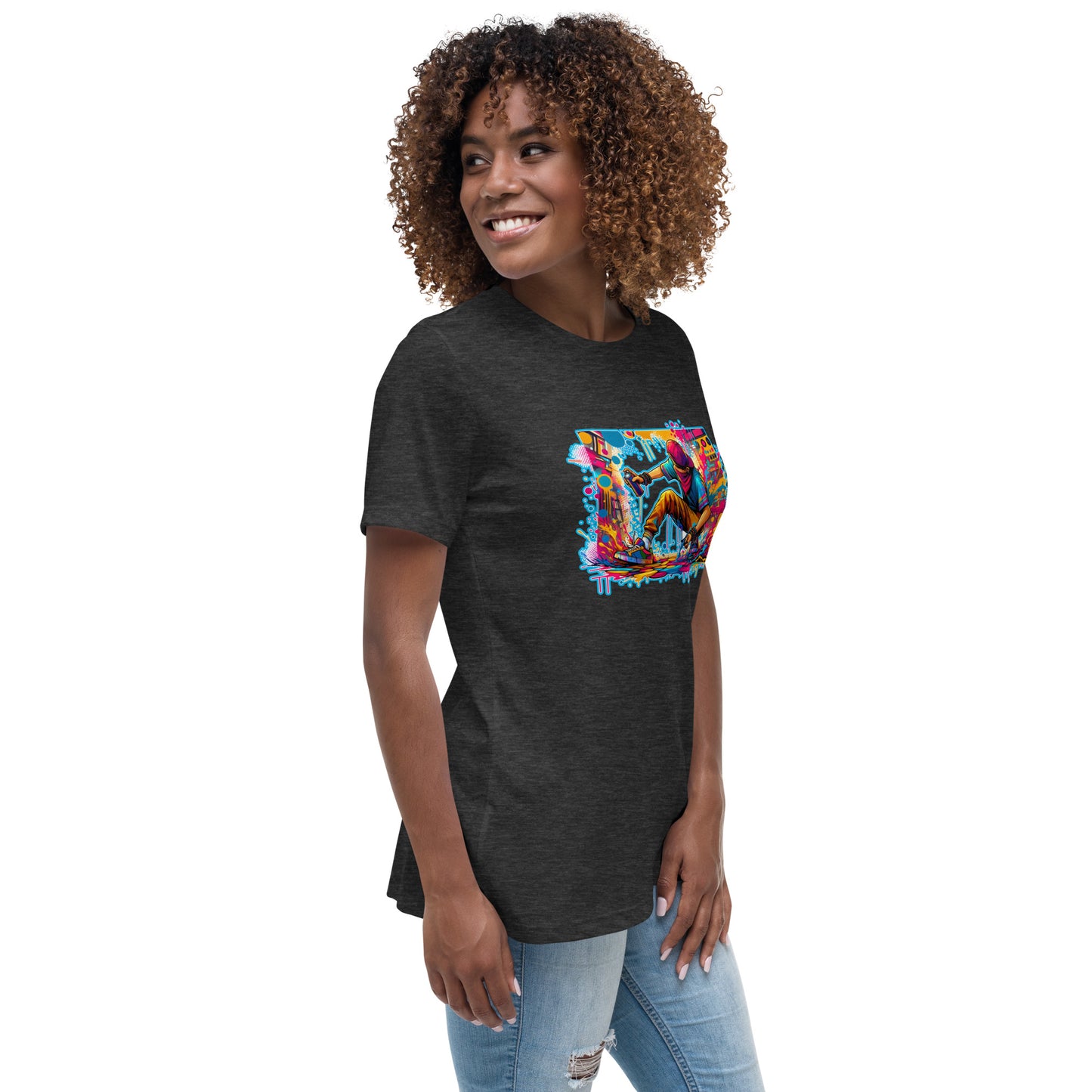 GraffyTees Vandal artist full Color Women's Relaxed T-Shirt